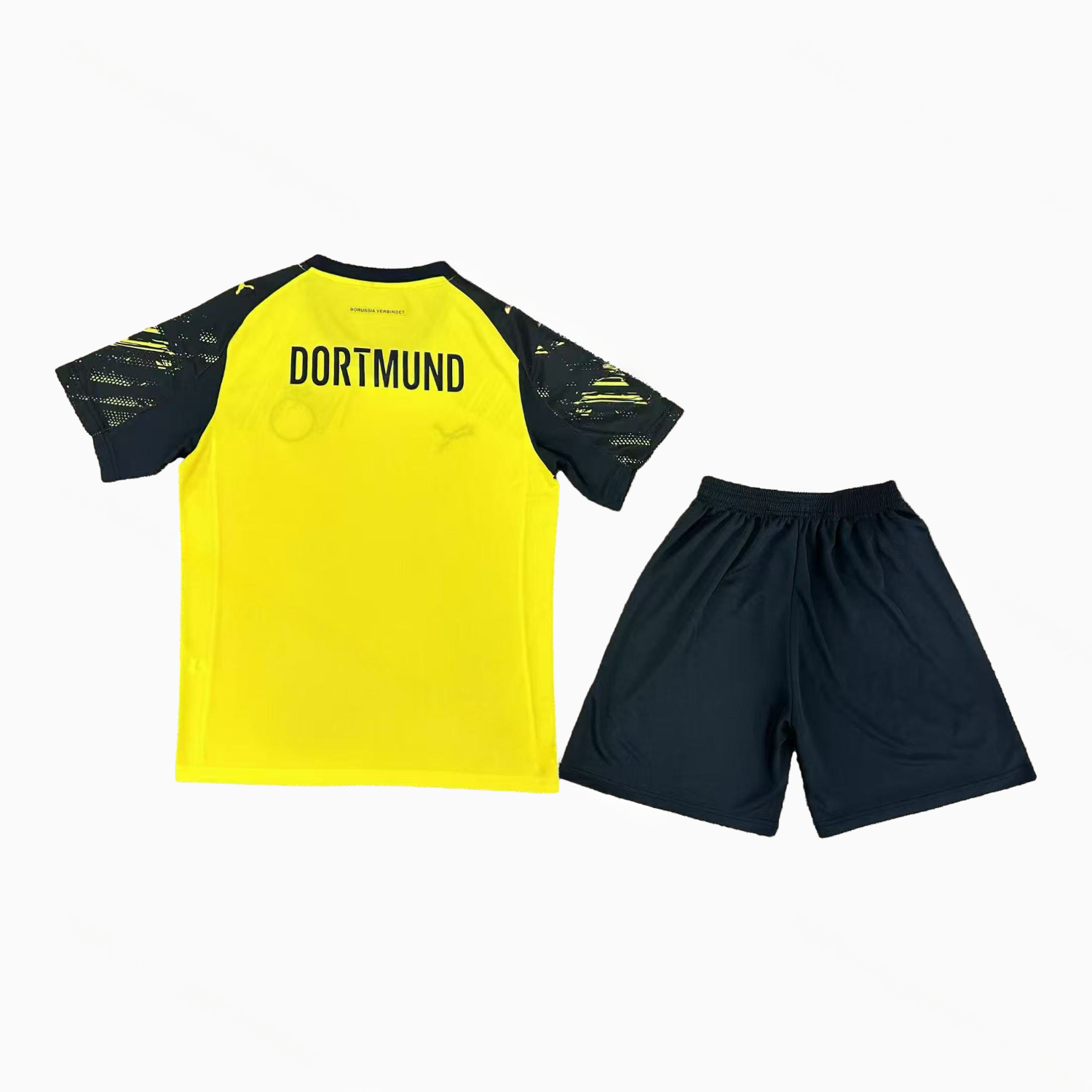 Dortmund 2025 Home Unsponsored Men's Adult Jersey Set - Fans Version - UnitedFutballJersey