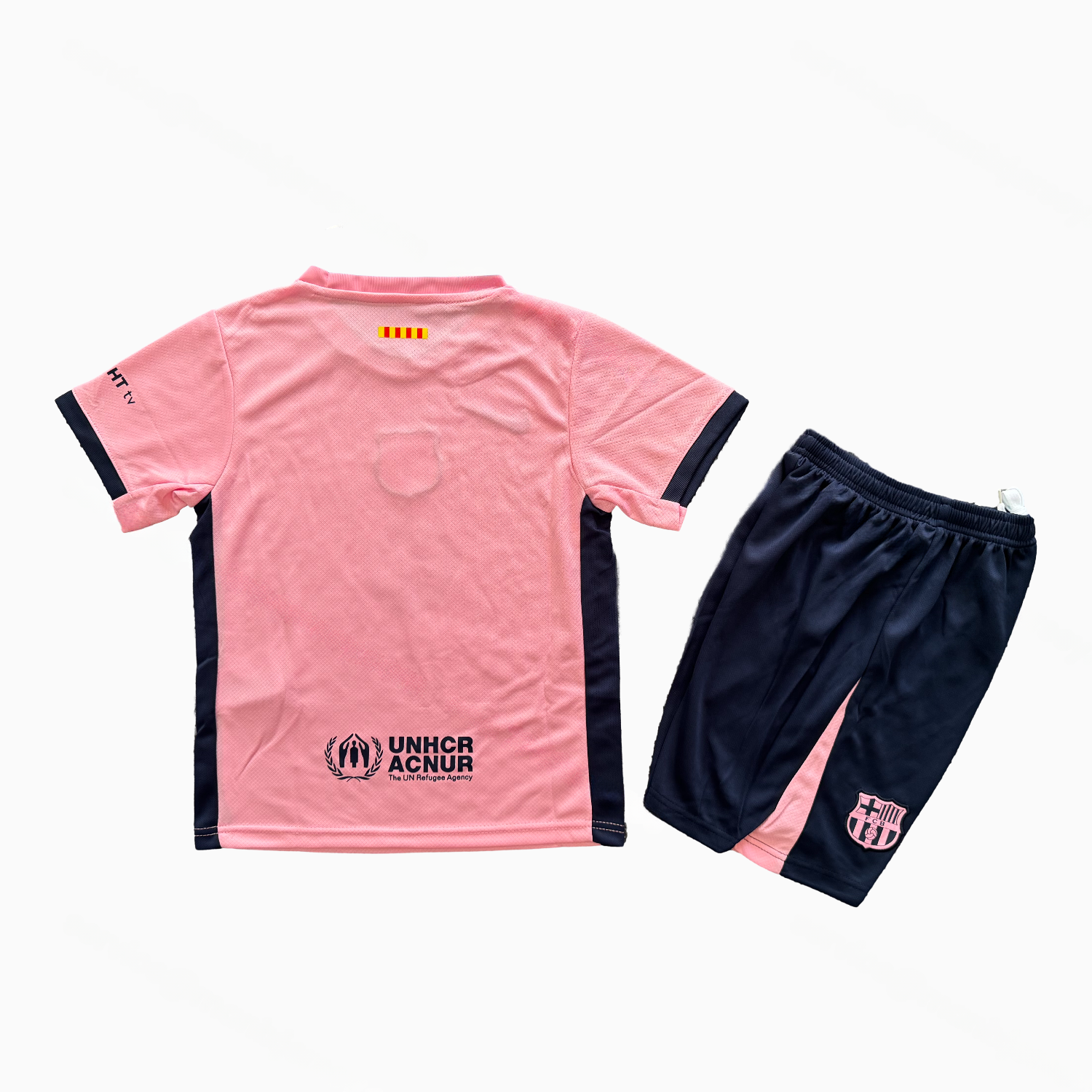 Barcelona 25-26 Pure Pink Special Kids Kit - UnitedFutballJersey