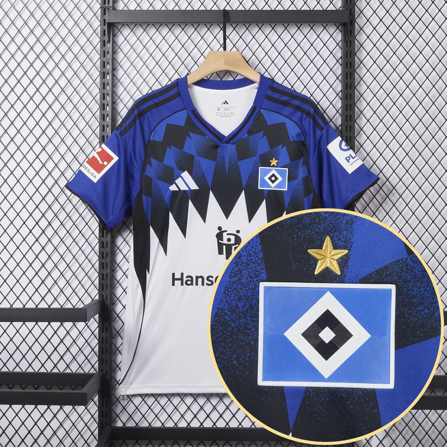 Hamburger SV 25-26 Blue And White Home Jersey - Fans Version - UnitedFutballJersey