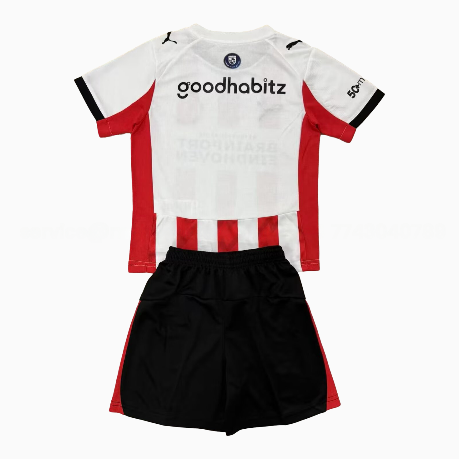 PSV Eindhoven 25-26 Home Men's Adult Jersey Set - Fans Version - UnitedFutballJersey