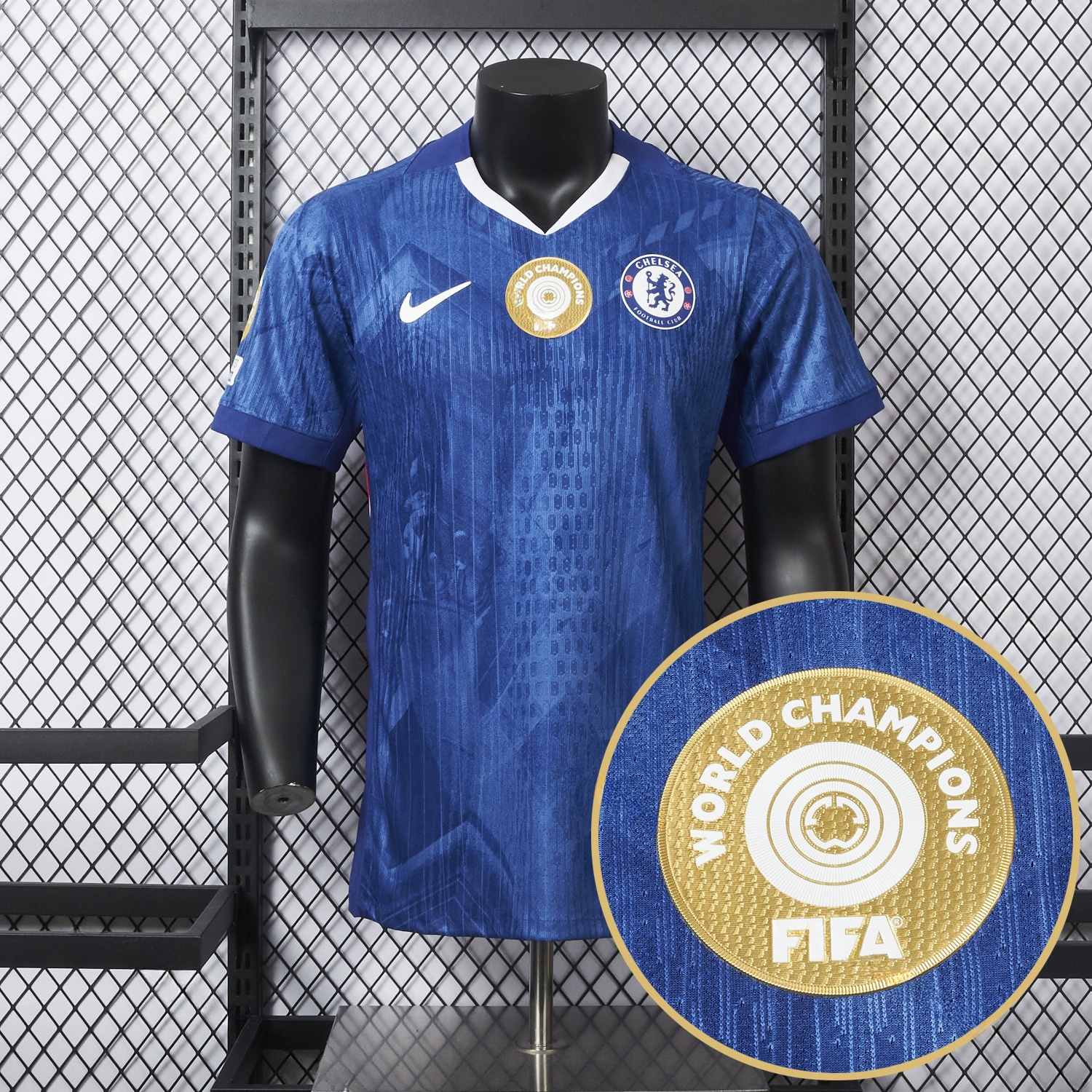 C.H.E.L.S.E.A 25-26 Home Unsponsored Club World Cup Winner Jersey - Player Version - UnitedFutballJersey
