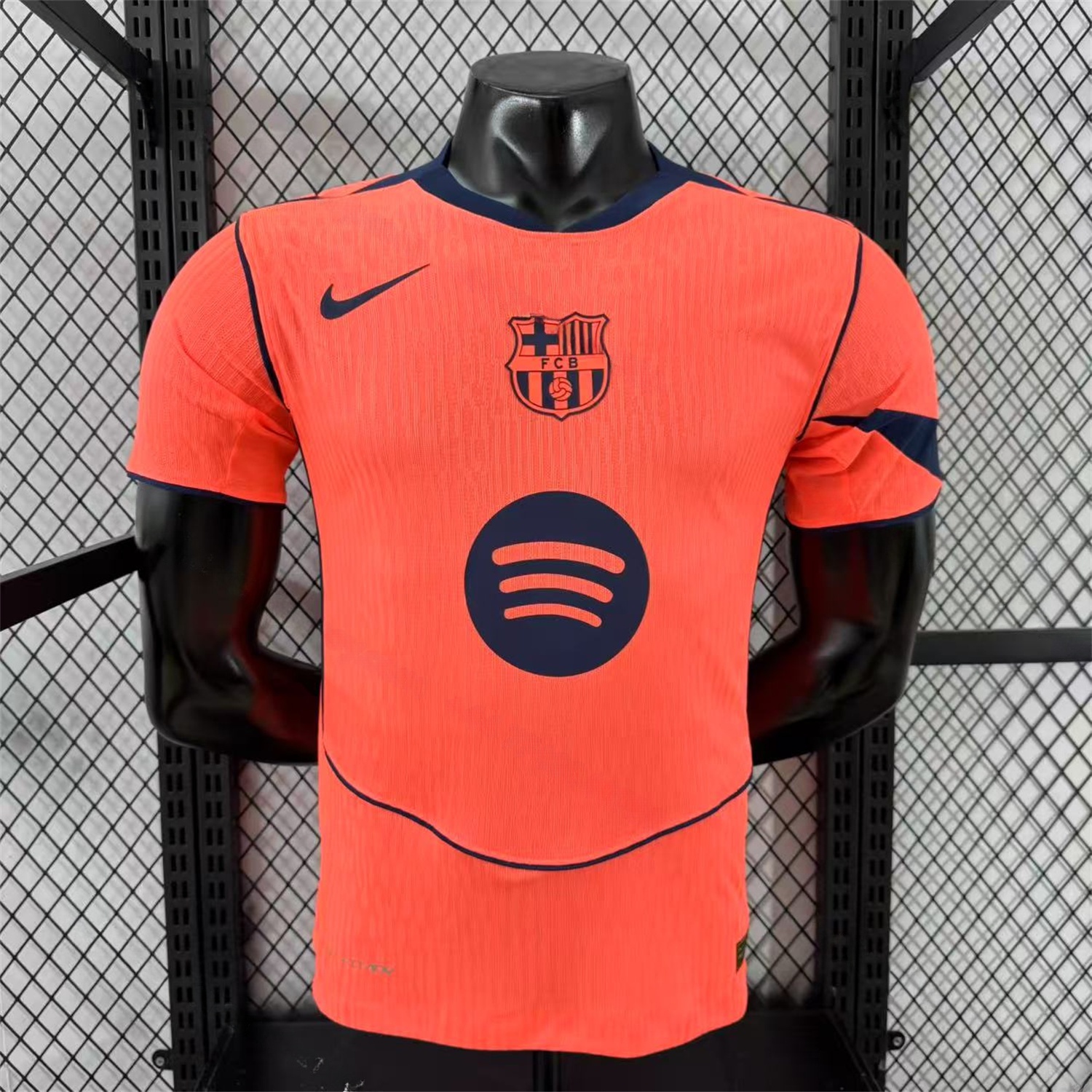 Barcelona 25-26 Third Orange Jersey - Player Version - UnitedFutballJersey