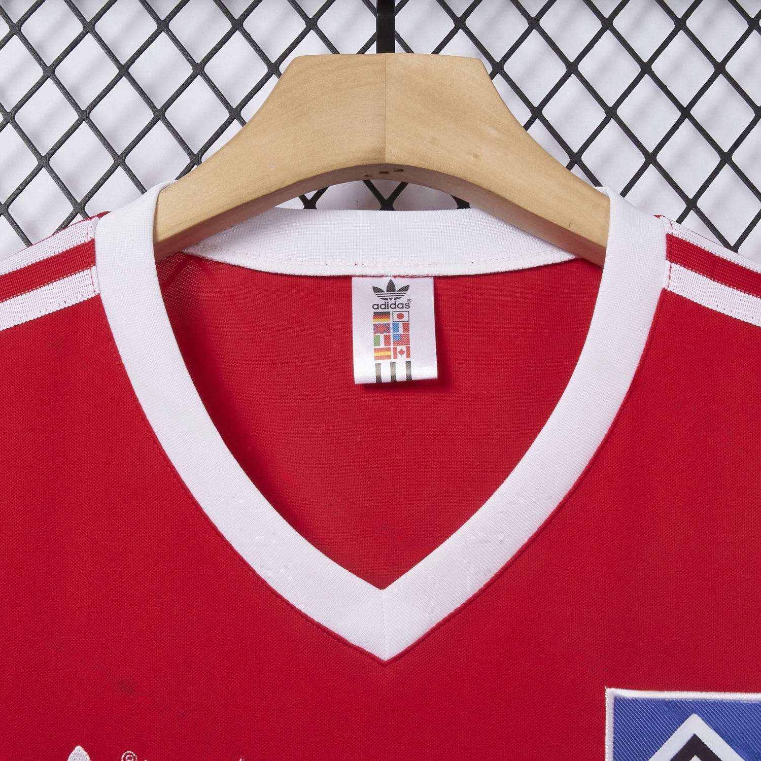 Retro Hamburger SV 1988 Away Red Jersey - UnitedFutballJersey