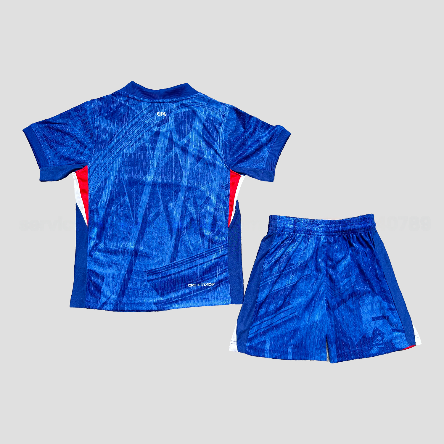 C.H.E.L.S.E.A 25-26 Home Unsponsored Blue Kids Kit - Player Version - UnitedFutballJersey