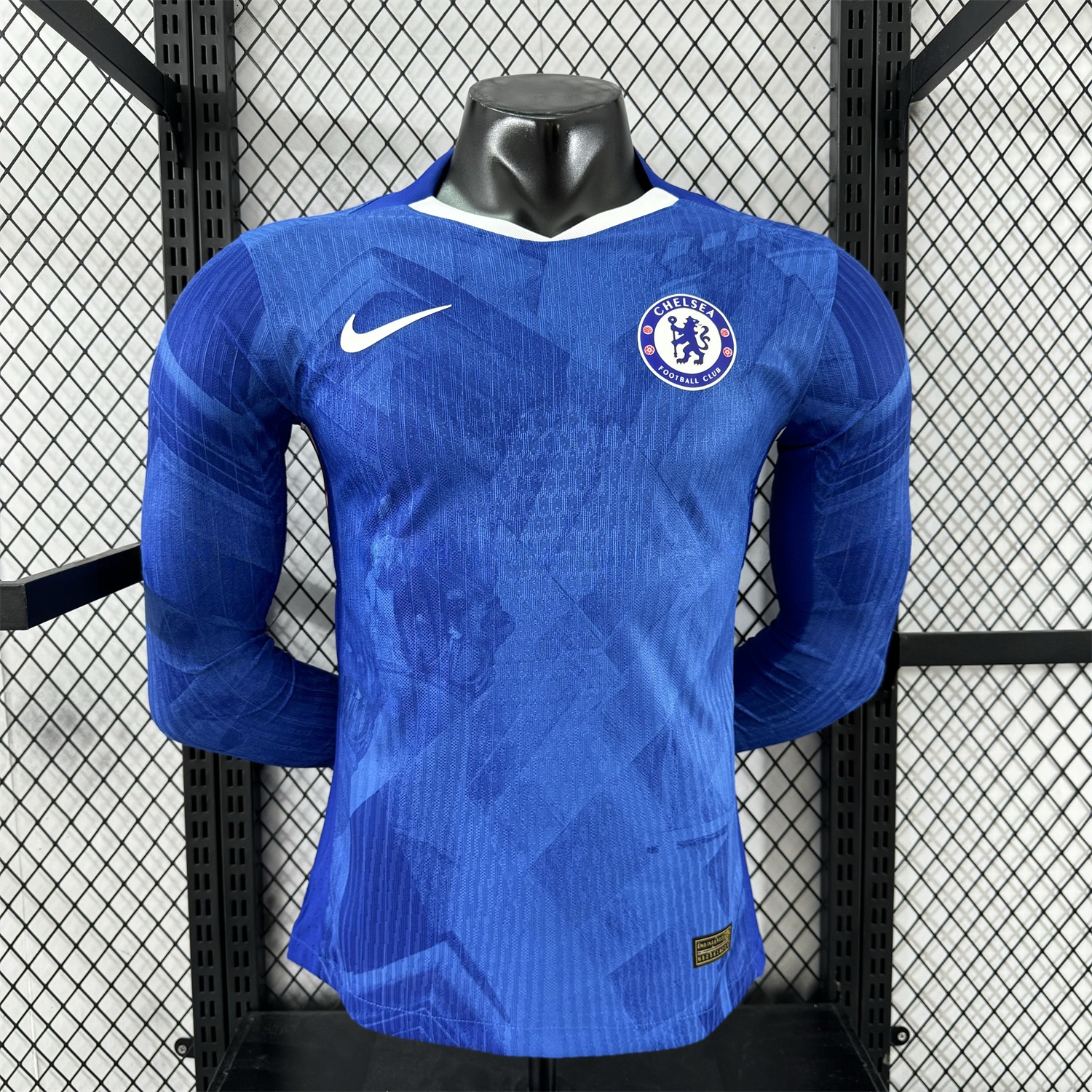C.H.E.L.S.E.A 25-26 Home Unsponsored Blue Long Sleeves Jersey - Player Version - UnitedFutballJersey