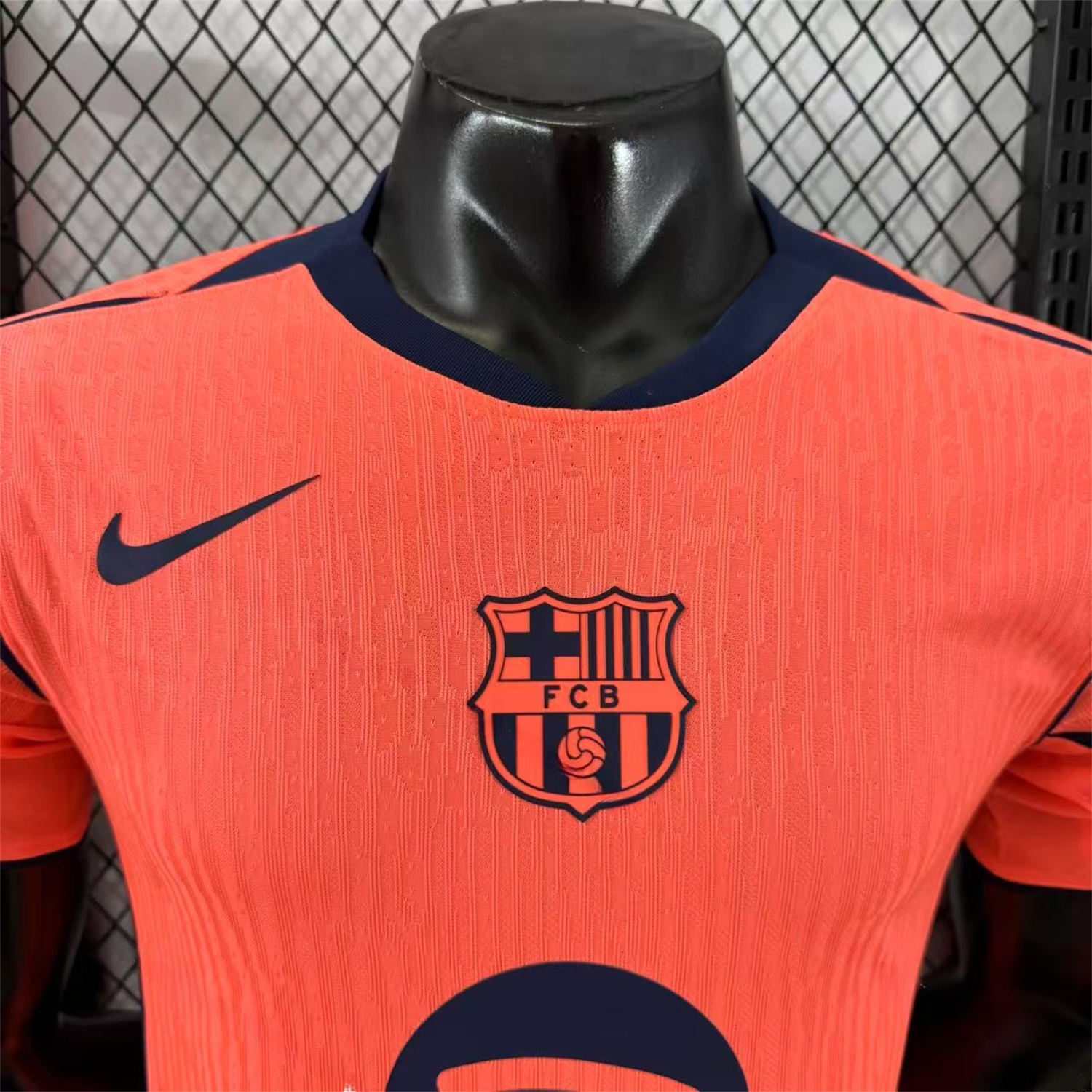 Barcelona 25-26 Third Orange Jersey - Player Version - UnitedFutballJersey