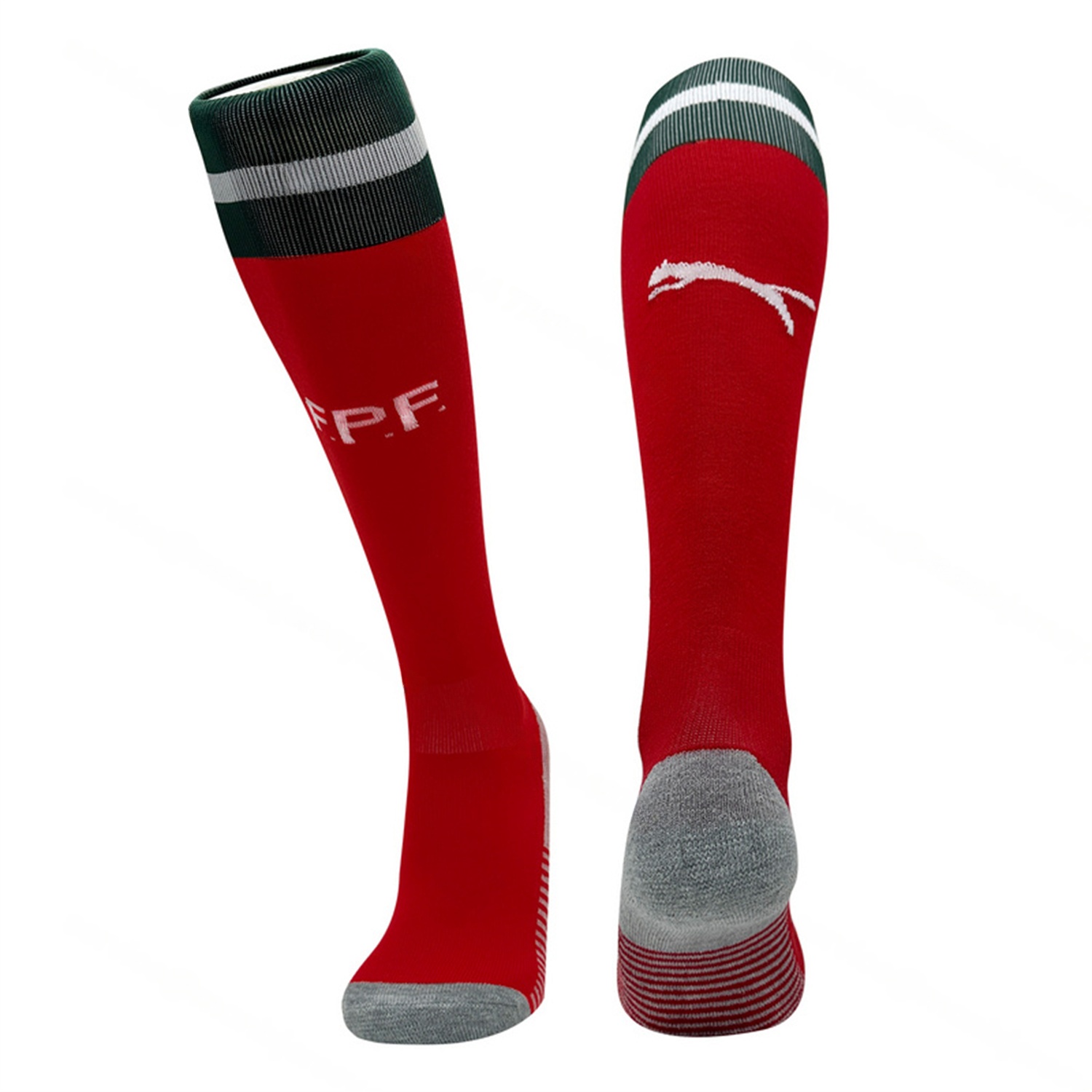 Portugal 25-26 Home Socks - Red - UnitedFutballJersey