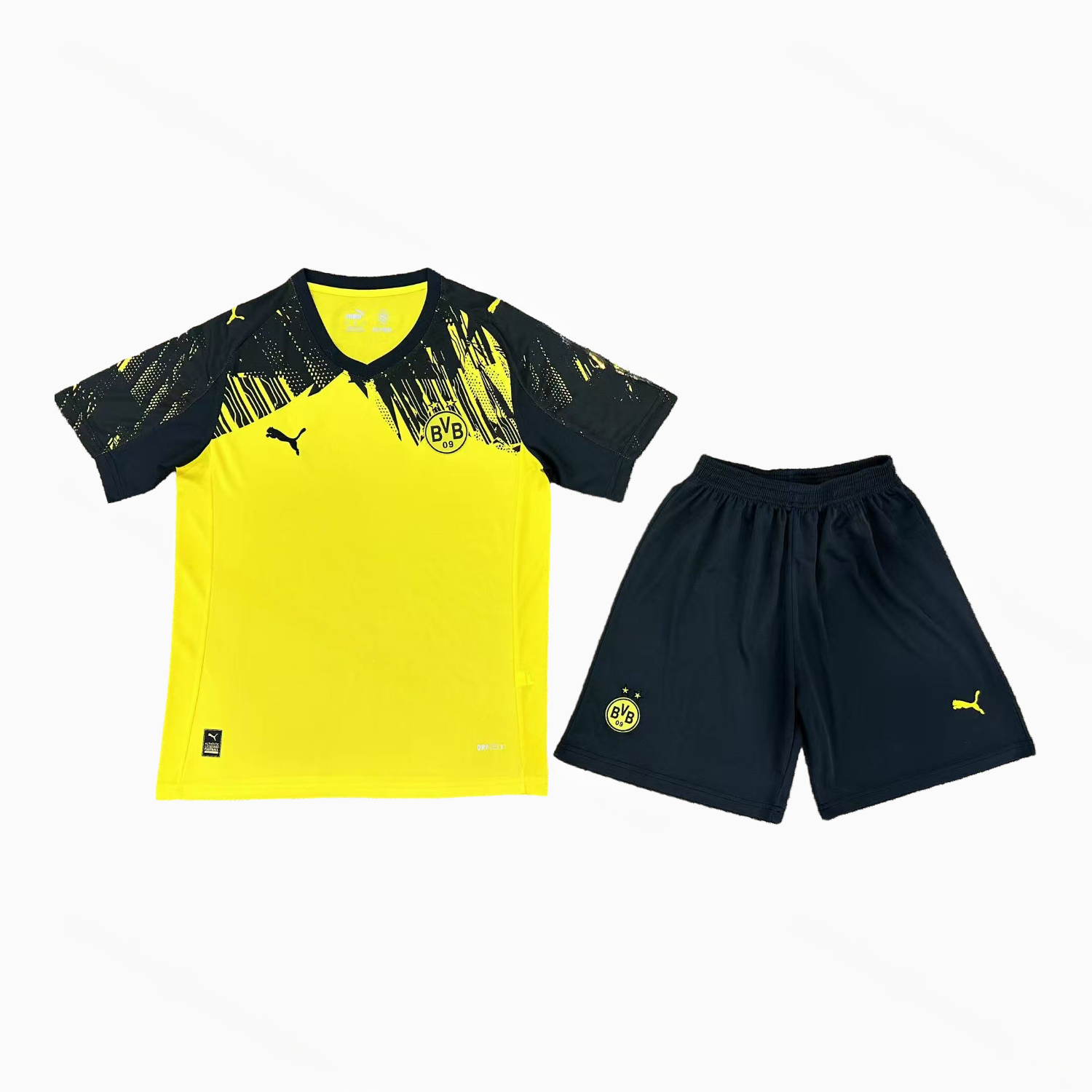 Dortmund 2025 Home Unsponsored Men's Adult Jersey Set - Fans Version - UnitedFutballJersey
