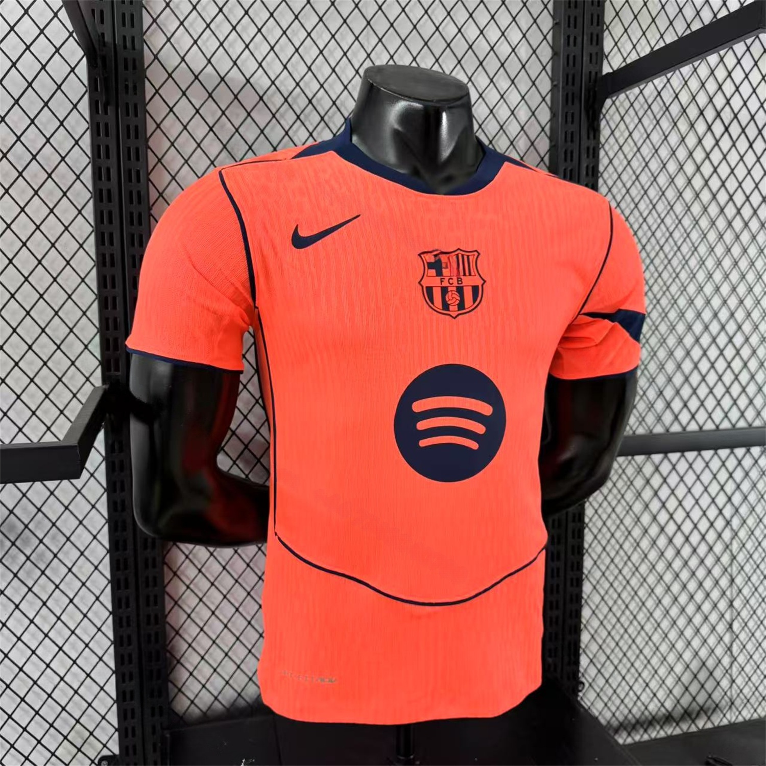 Barcelona 25-26 Third Orange Jersey - Player Version - UnitedFutballJersey