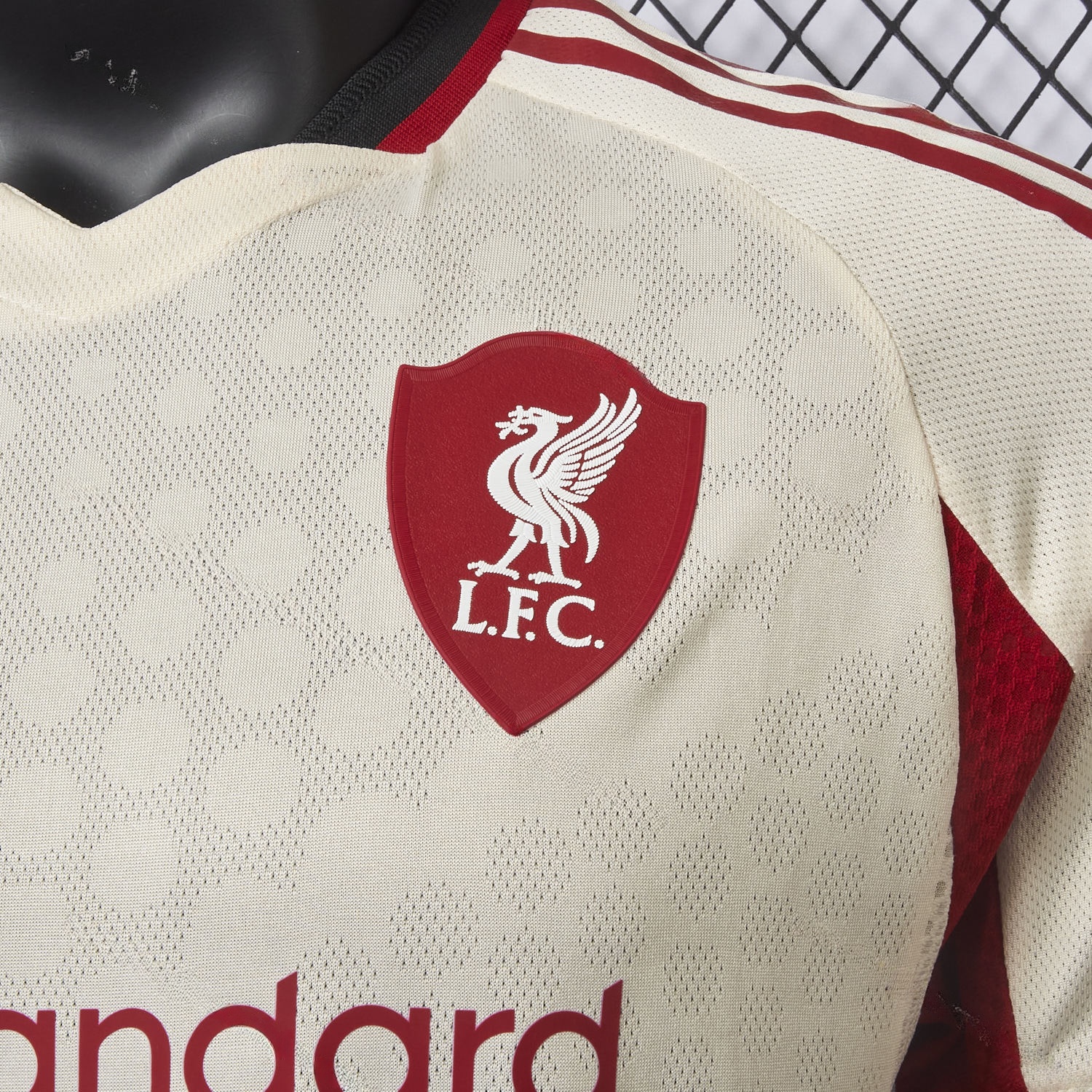 Liver.pool 25-26 Away Beige Jersey - Player Version - UnitedFutballJersey