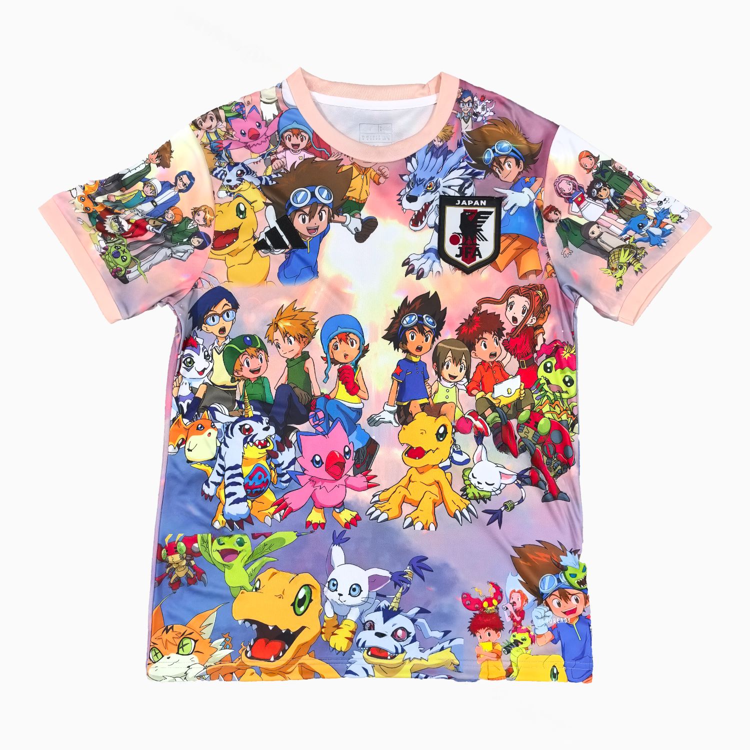 Japan 25-26 Digimon Family Portrait Jersey - Fans Version - UnitedFutballJersey