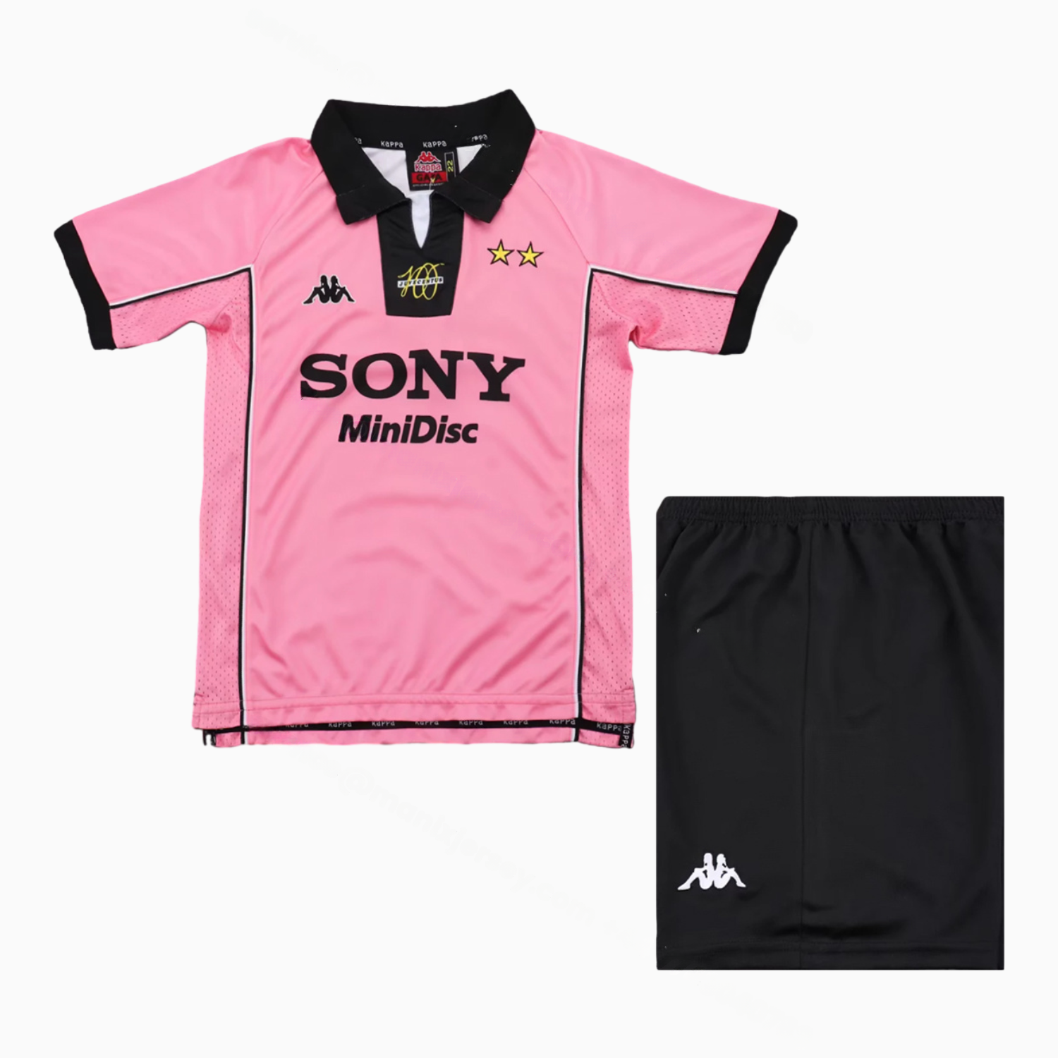 Retro Juventus 1997-98 Away Kids Kit - UnitedFutballJersey