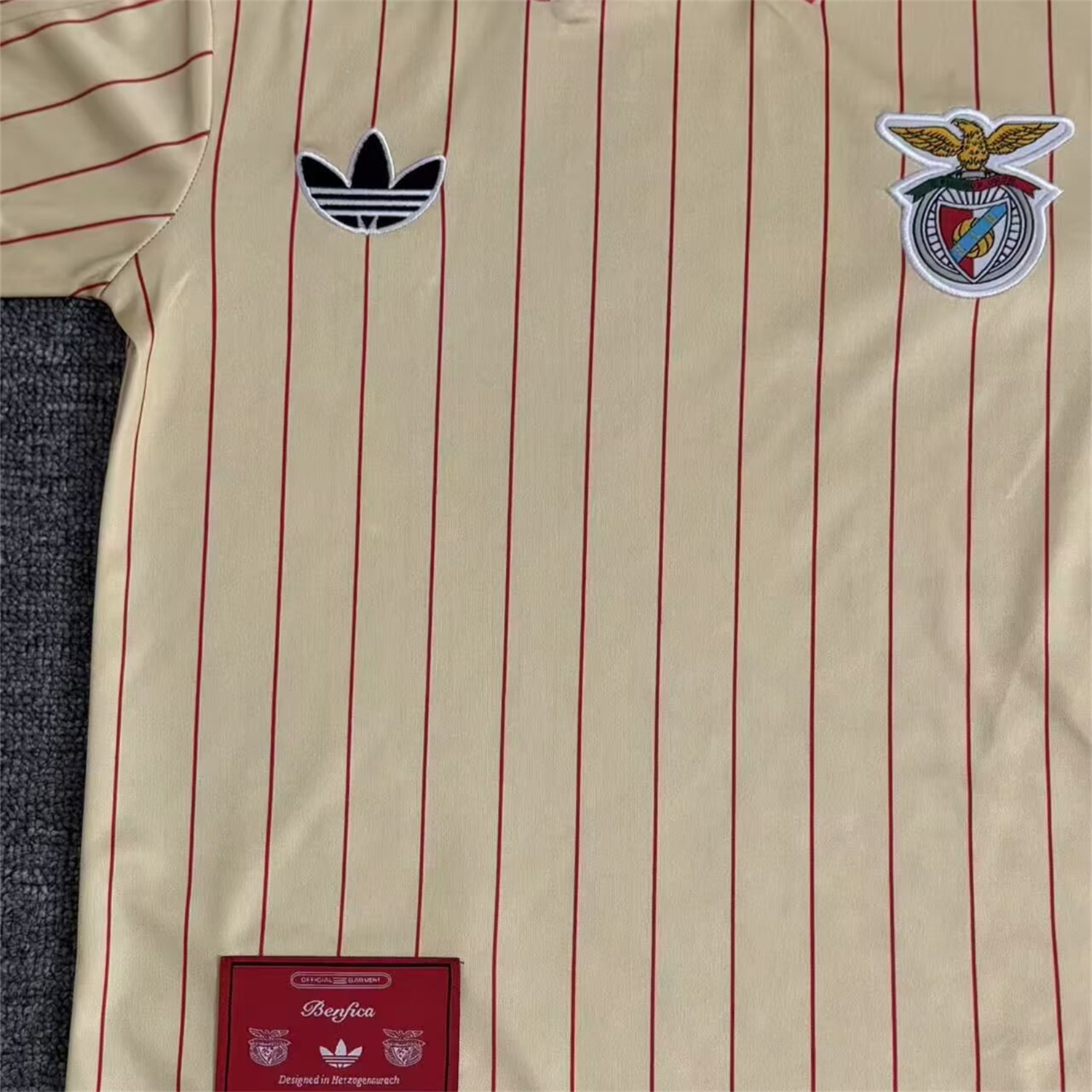 Benfica 25-26 Icon Range Travel Yellow Special Edition Kids Kit - UnitedFutballJersey