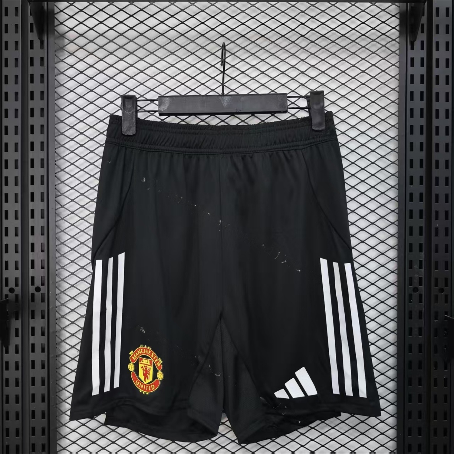 Manchester United 25-26 Home Black Shorts - Player Version - UnitedFutballJersey