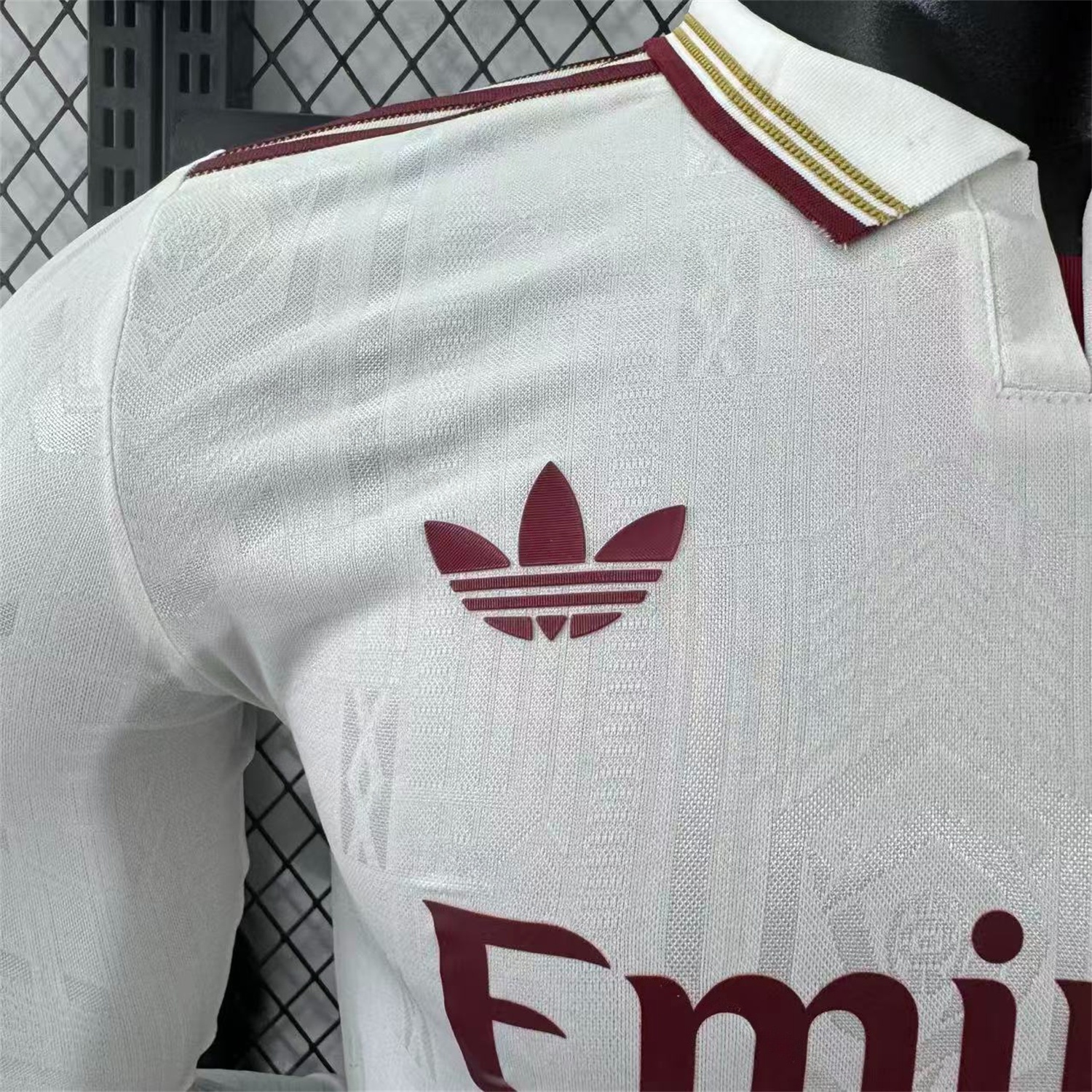 Arsenal 25-26 Third White Long Sleeves Jersey - Player Version - UnitedFutballJersey