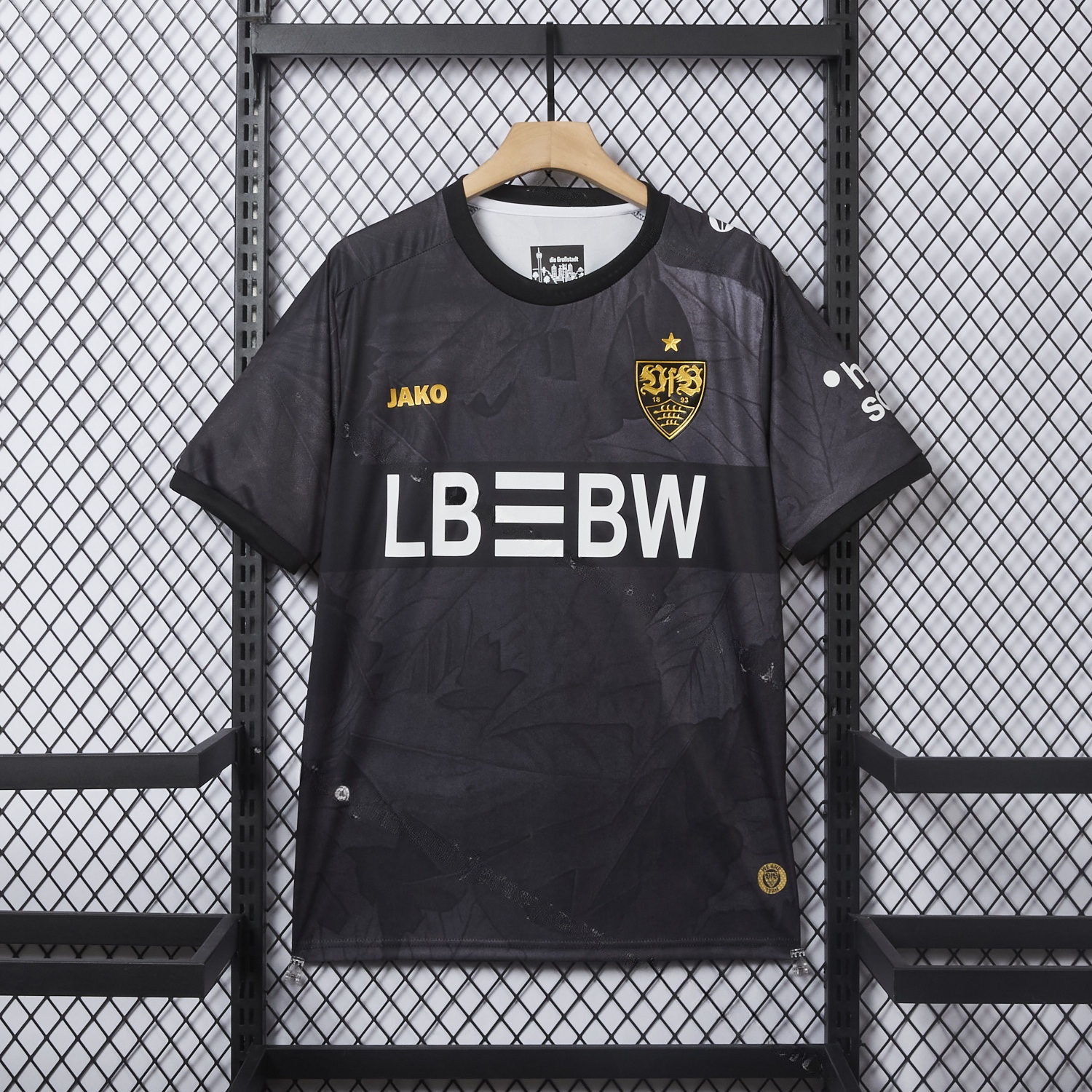 VfB Stuttgart 25-26 Third Black Jersey - Fans Version - UnitedFutballJersey