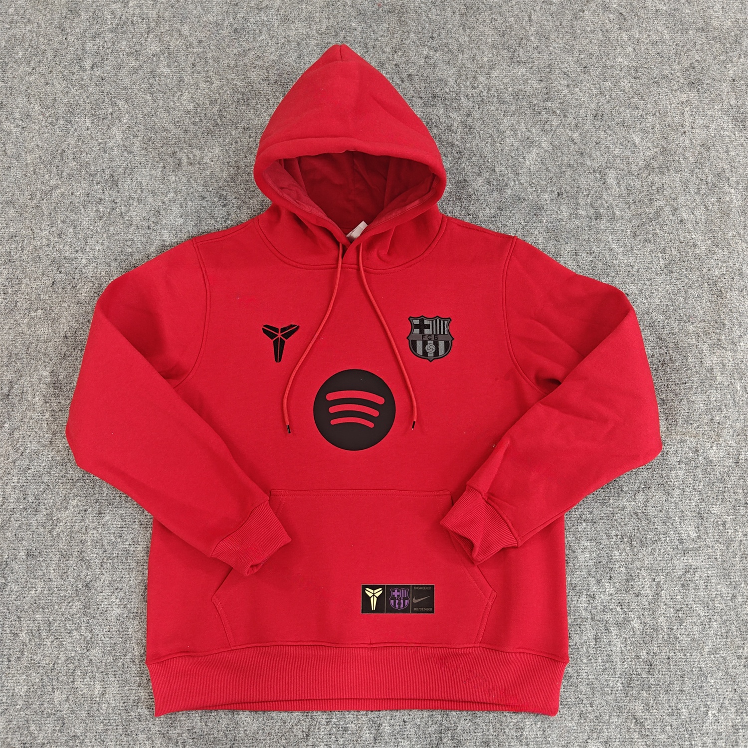 Barcelona 25-26 KB Logo Unisex Pullover Hoodie - UnitedFutballJersey