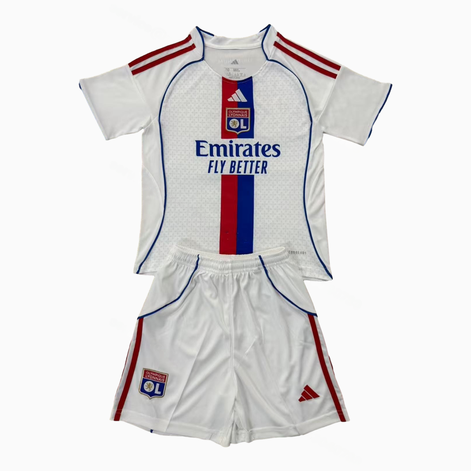 Lyon 25-26 Home Men's Adult Jersey Set - Fans Version - UnitedFutballJersey