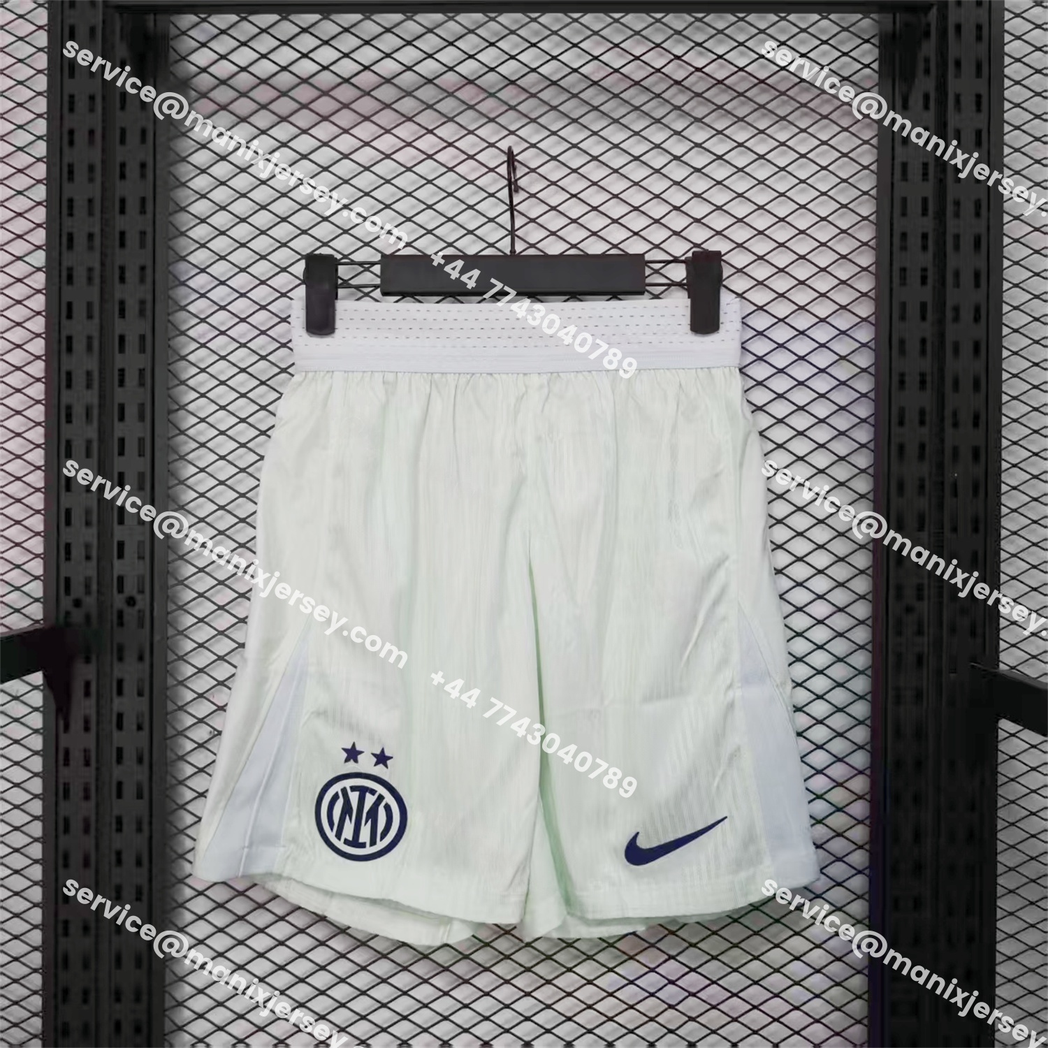 Inter Milan 25-26 Away White Shorts - Player Version - UnitedFutballJersey