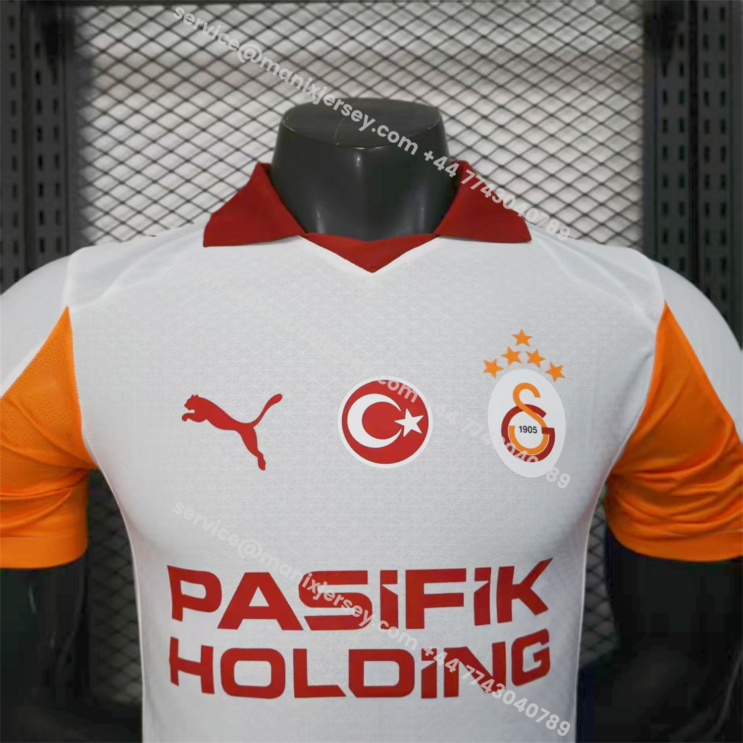 Galatasaray 25-26 Away Jersey With Five Stars - Player Version - UnitedFutballJersey