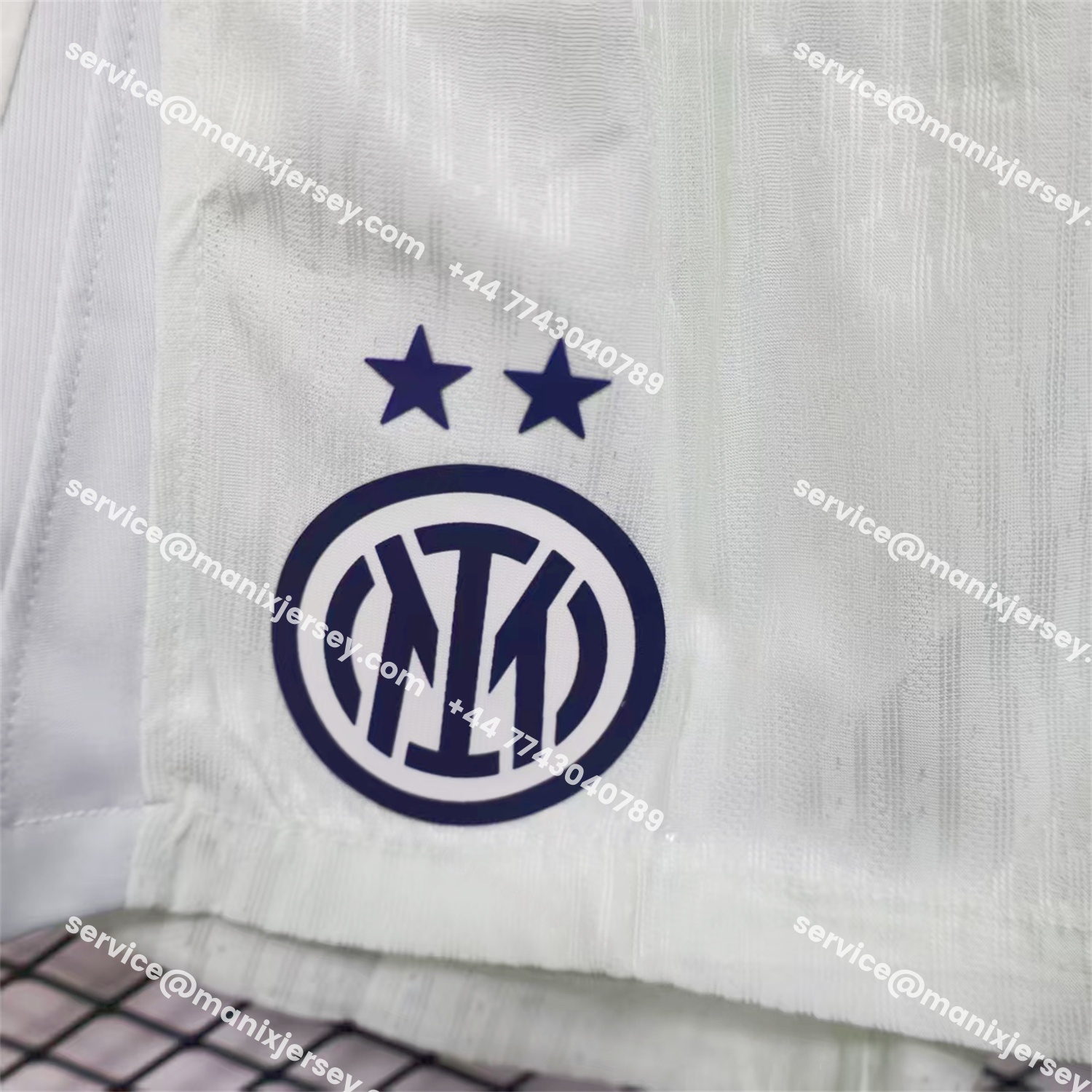 Inter Milan 25-26 Away White Shorts - Player Version - UnitedFutballJersey