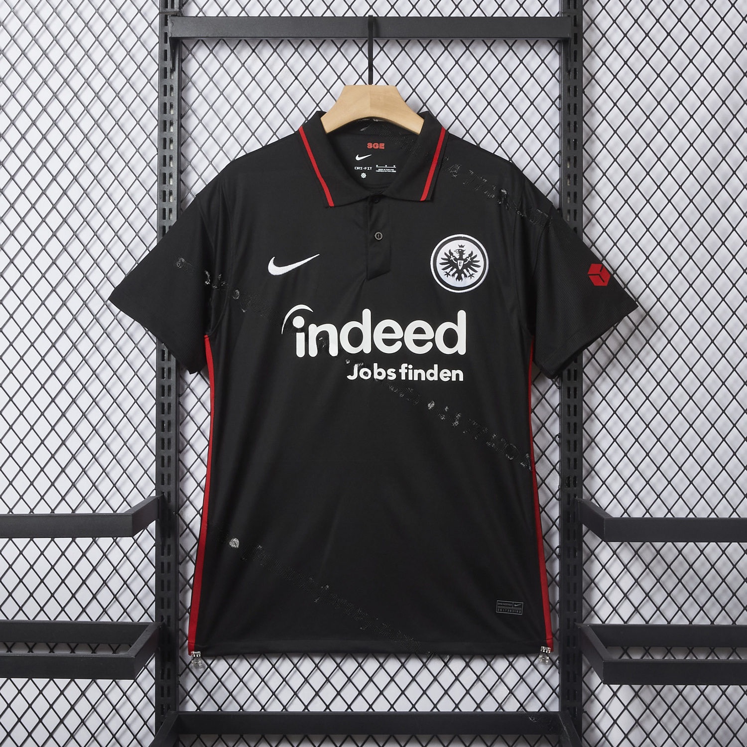 Retro Frankfurt 2021-22 Home Black Jersey - UnitedFutballJersey