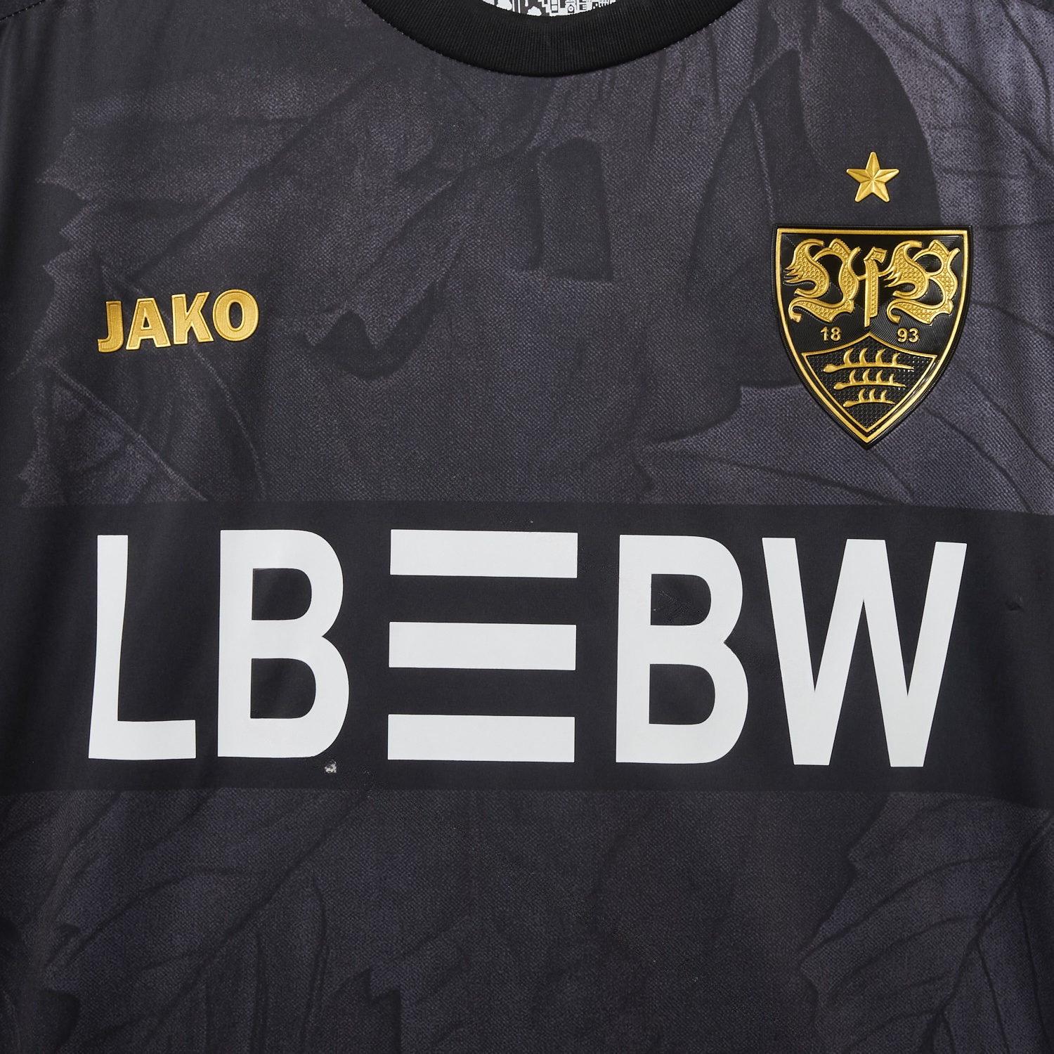 VfB Stuttgart 25-26 Third Black Jersey - Fans Version - UnitedFutballJersey