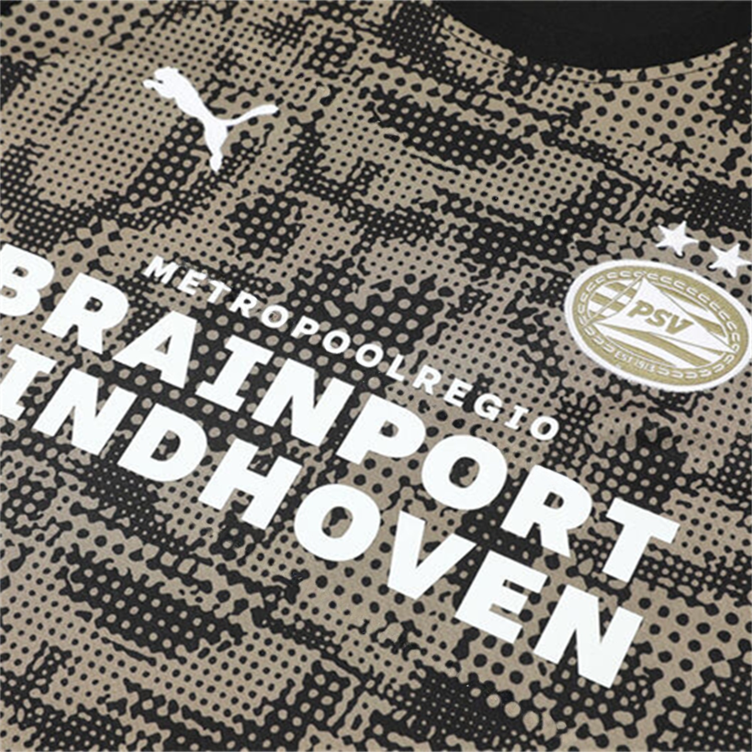 PSV Eindhoven 25-26 Short-Sleeve Training Set - Army Green Top & Black Shorts - UnitedFutballJersey