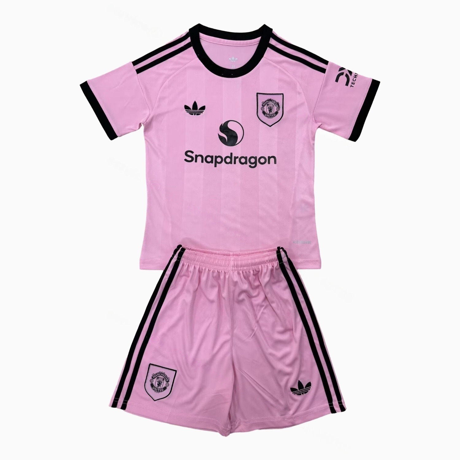 Manchester United 25-26 Light Pink Goalkeeper Men's Adult Jersey Set - Fans Version - UnitedFutballJersey