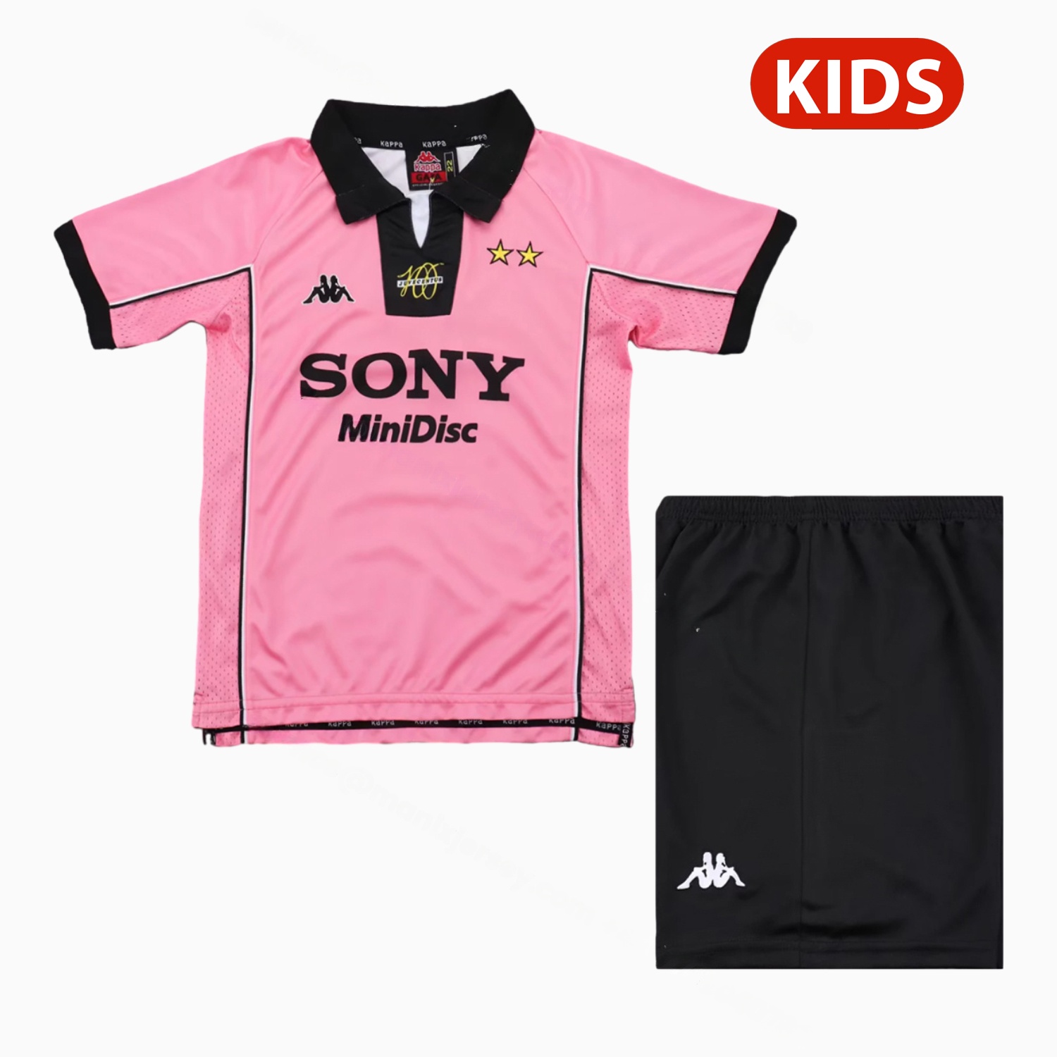 Retro Juventus 1997-98 Away Kids Kit - UnitedFutballJersey