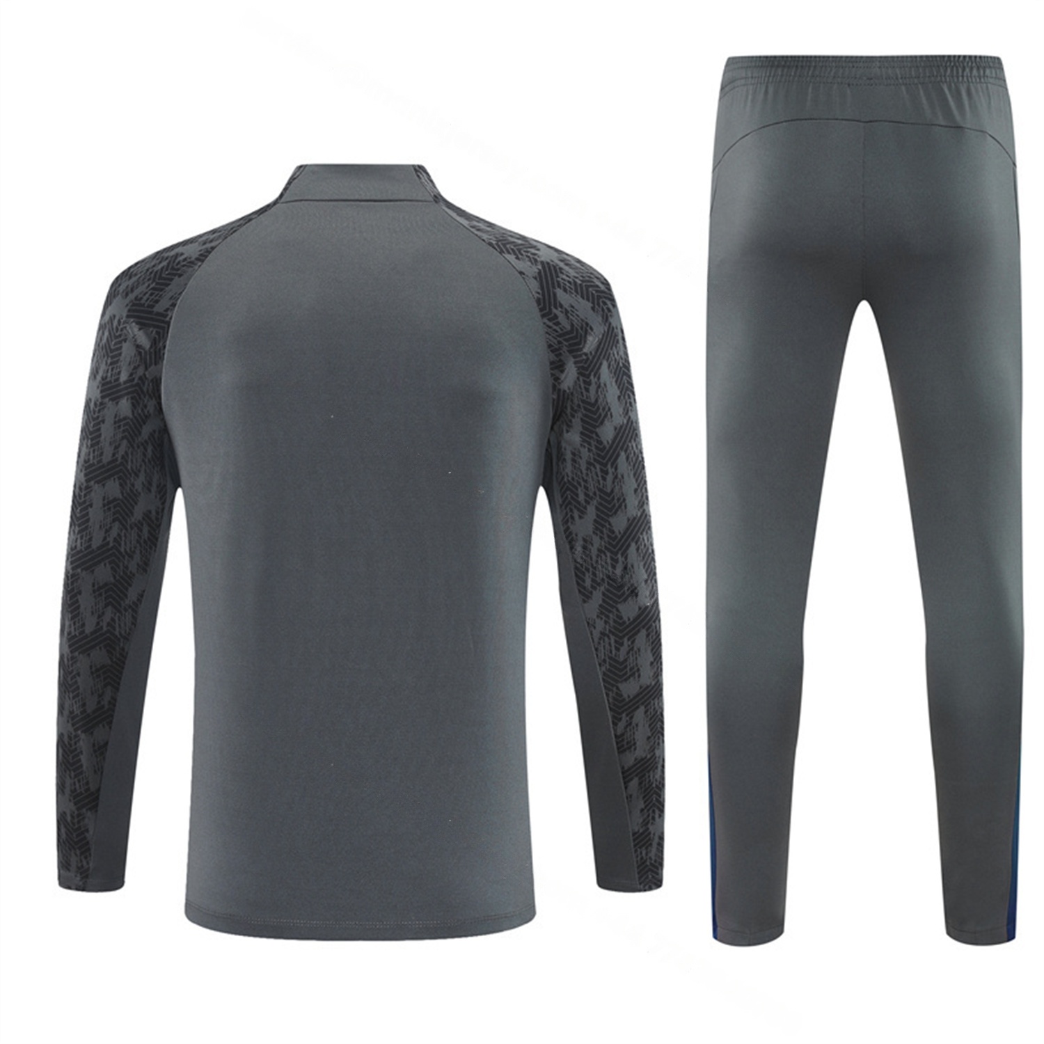 Feyenoord 25-26 Kids Long Sleeve Training Set - Dark Gray Top & Dark Gray Pants - UnitedFutballJersey