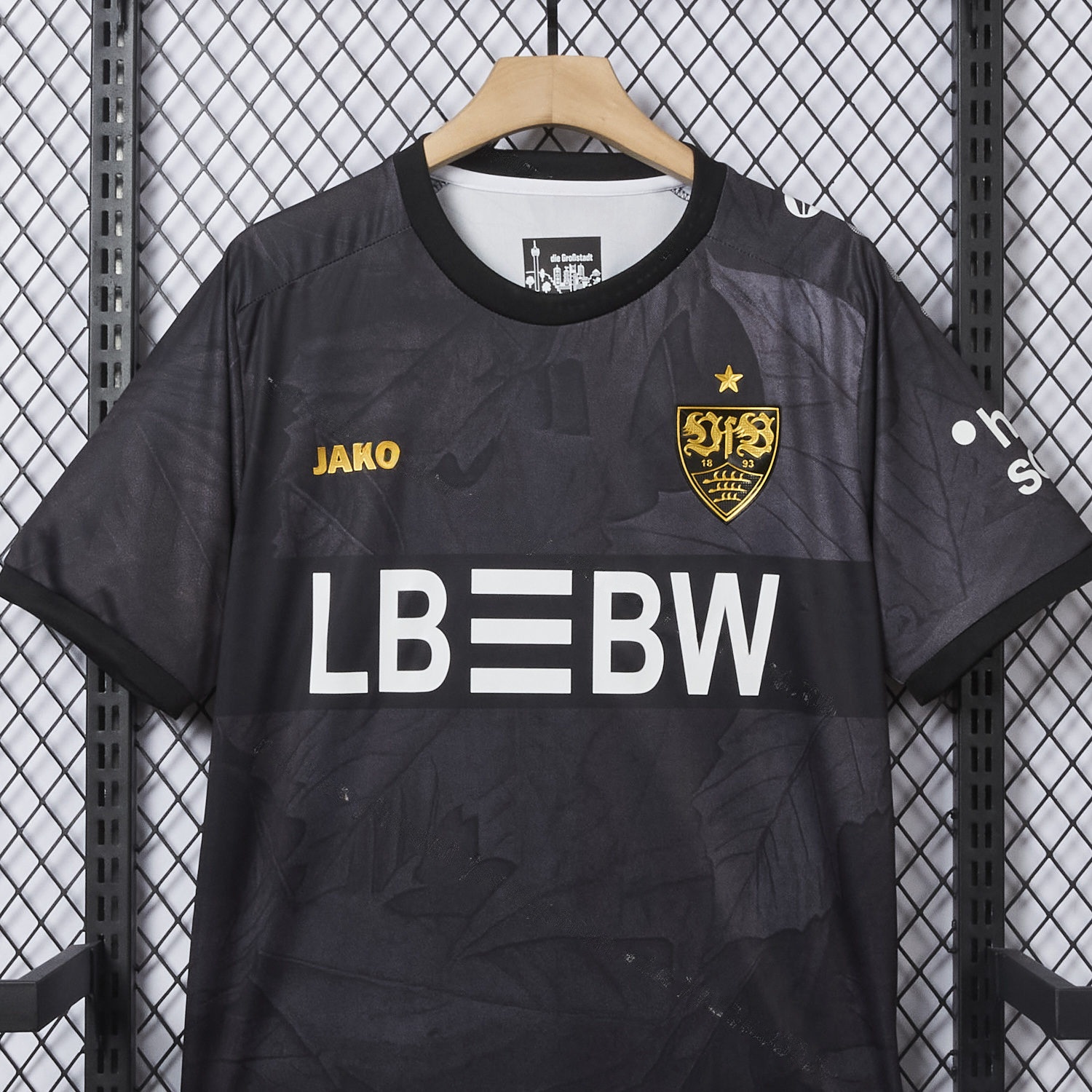 VfB Stuttgart 25-26 Third Black Jersey - Fans Version - UnitedFutballJersey
