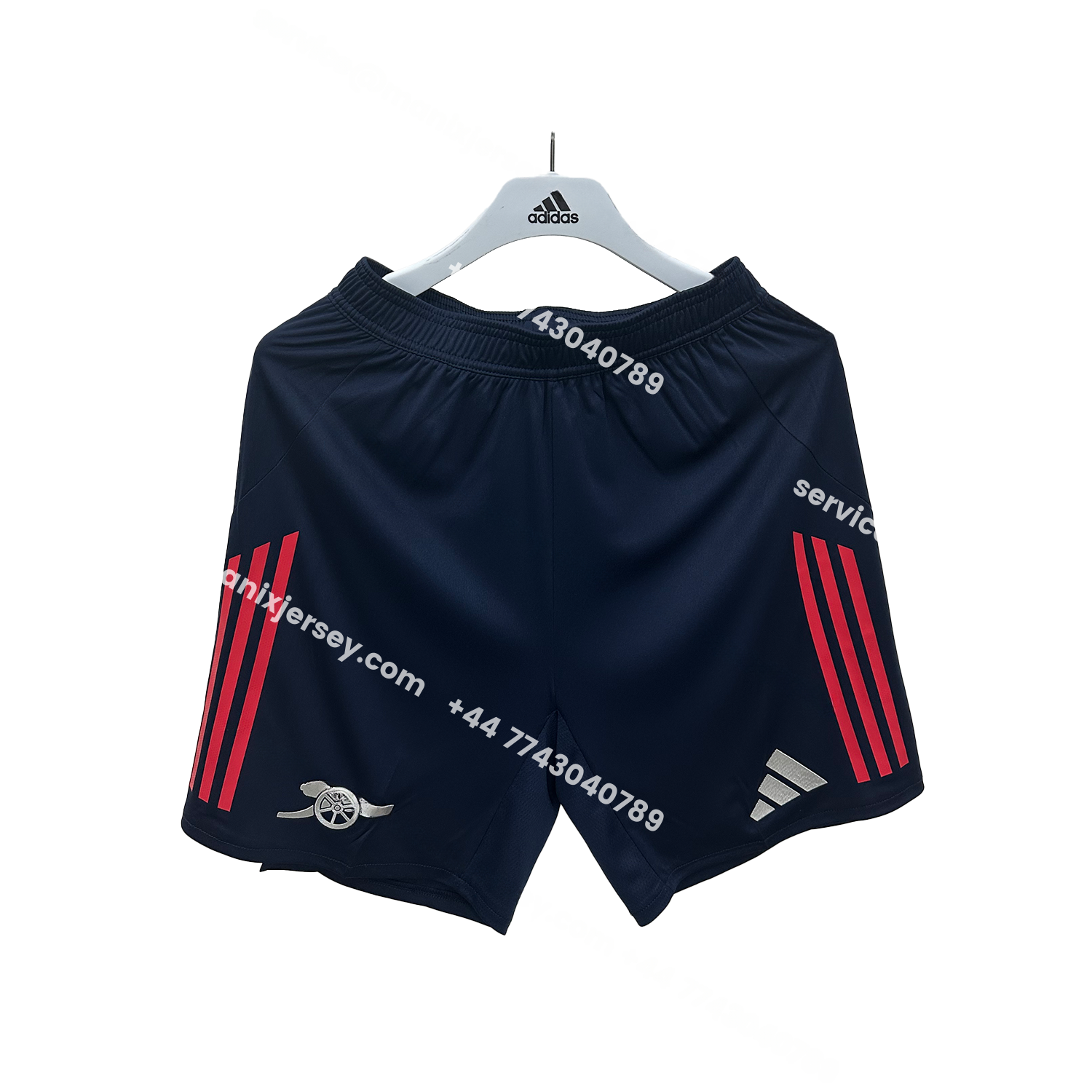 Arsenal 25-26 Away Black Shorts - Fans Version - UnitedFutballJersey