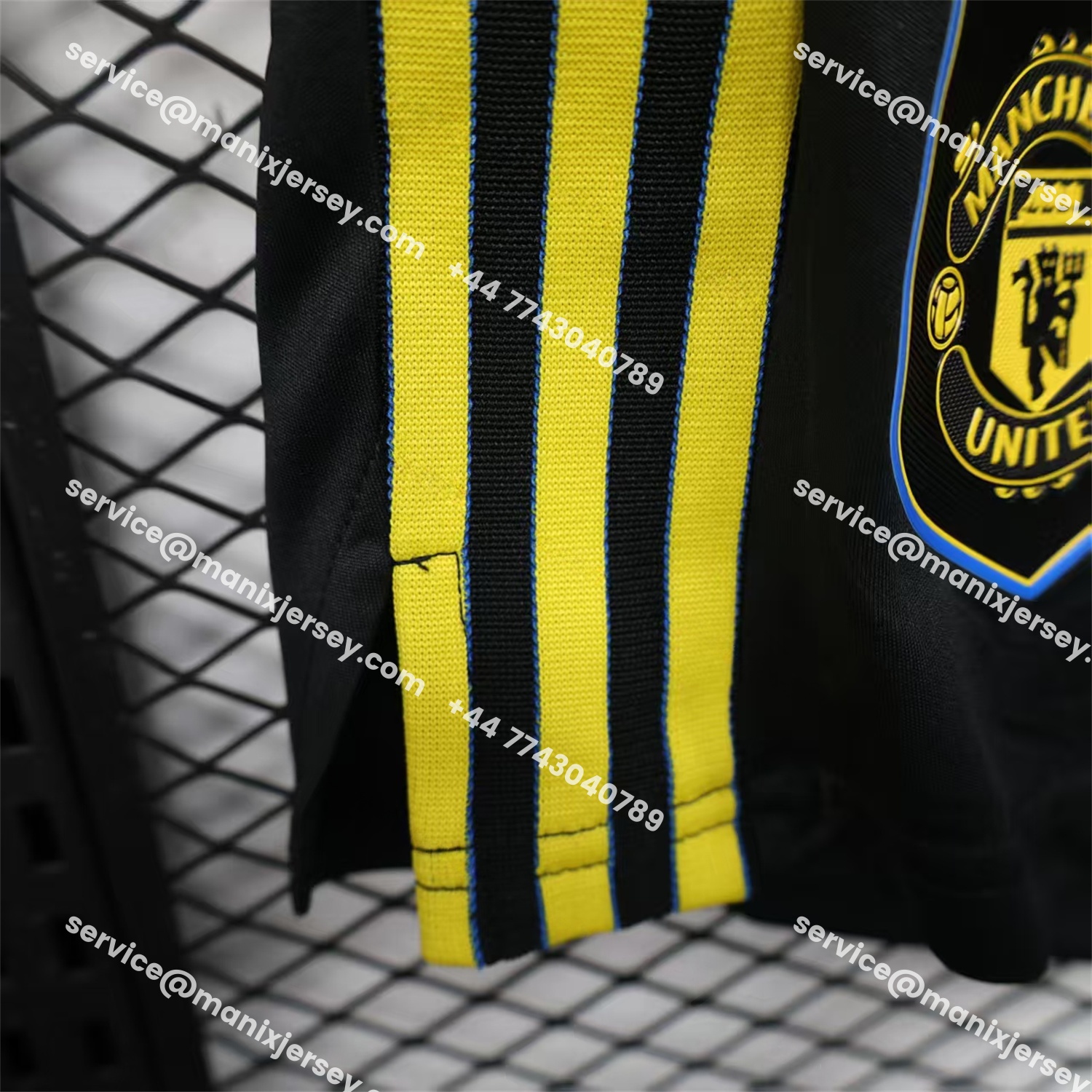Manchester United 25-26 Third Black Shorts - Player Version - UnitedFutballJersey