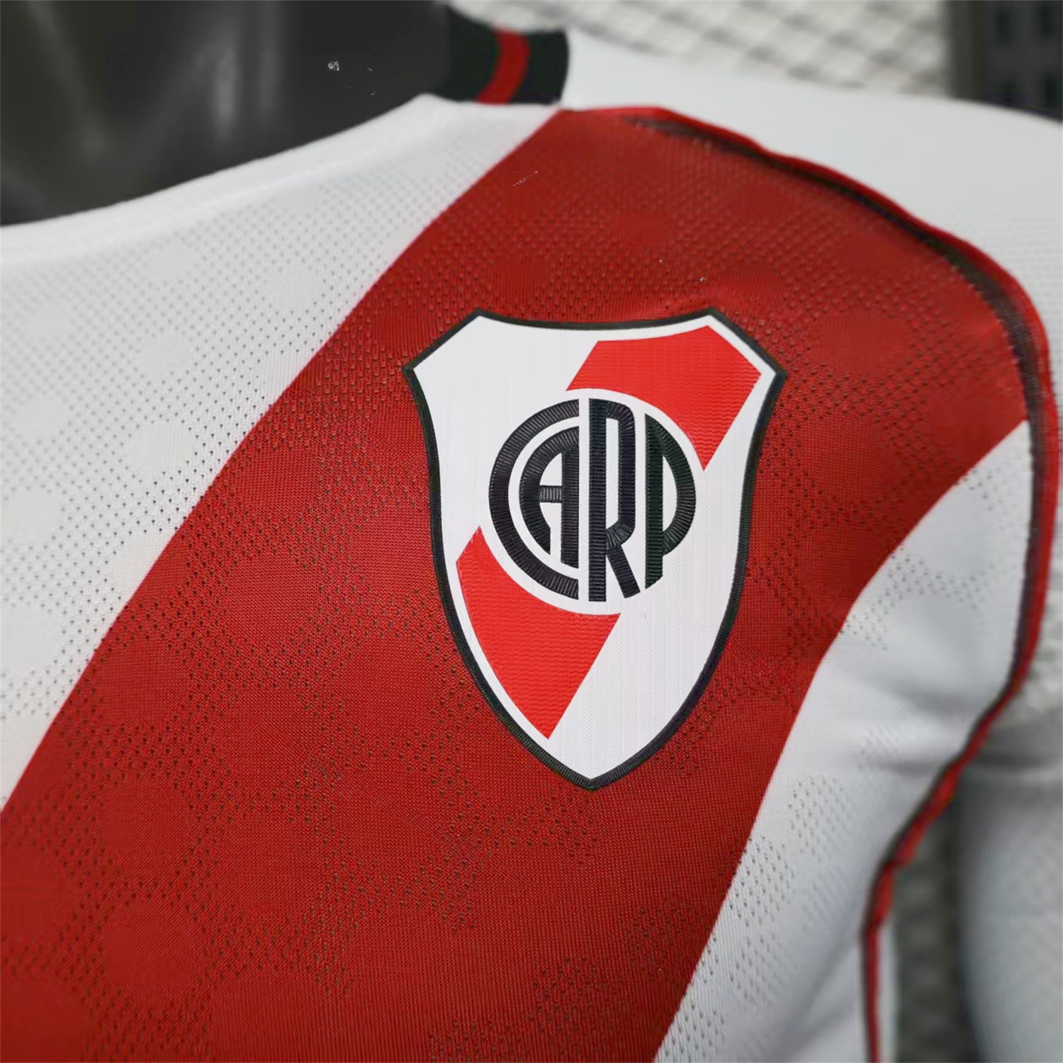 River Plate 25-26 Home Unsponsored Long Sleeves Jersey - Player Version - UnitedFutballJersey