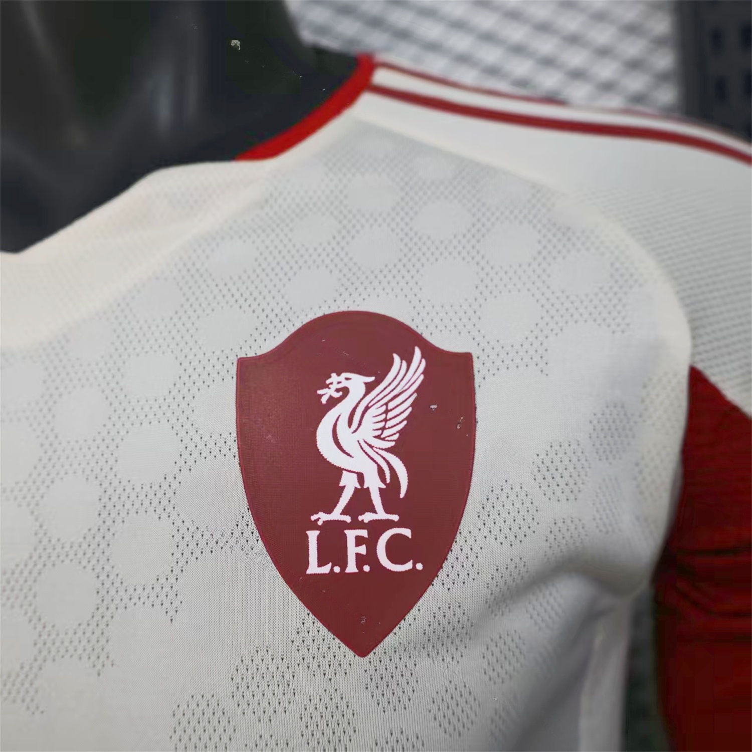 Liver.pool 25-26 Away Beige Long Sleeves Jersey - Player Version - UnitedFutballJersey