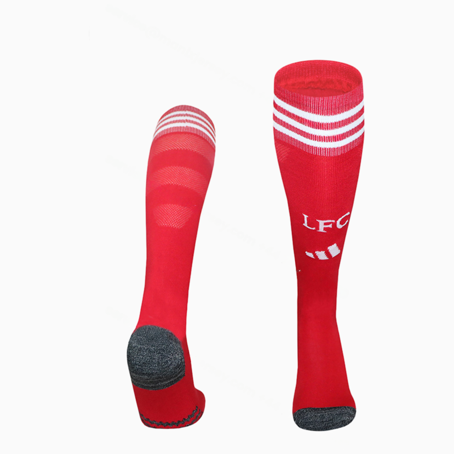 Liver.pool 25-26 Home Socks - Red - UnitedFutballJersey