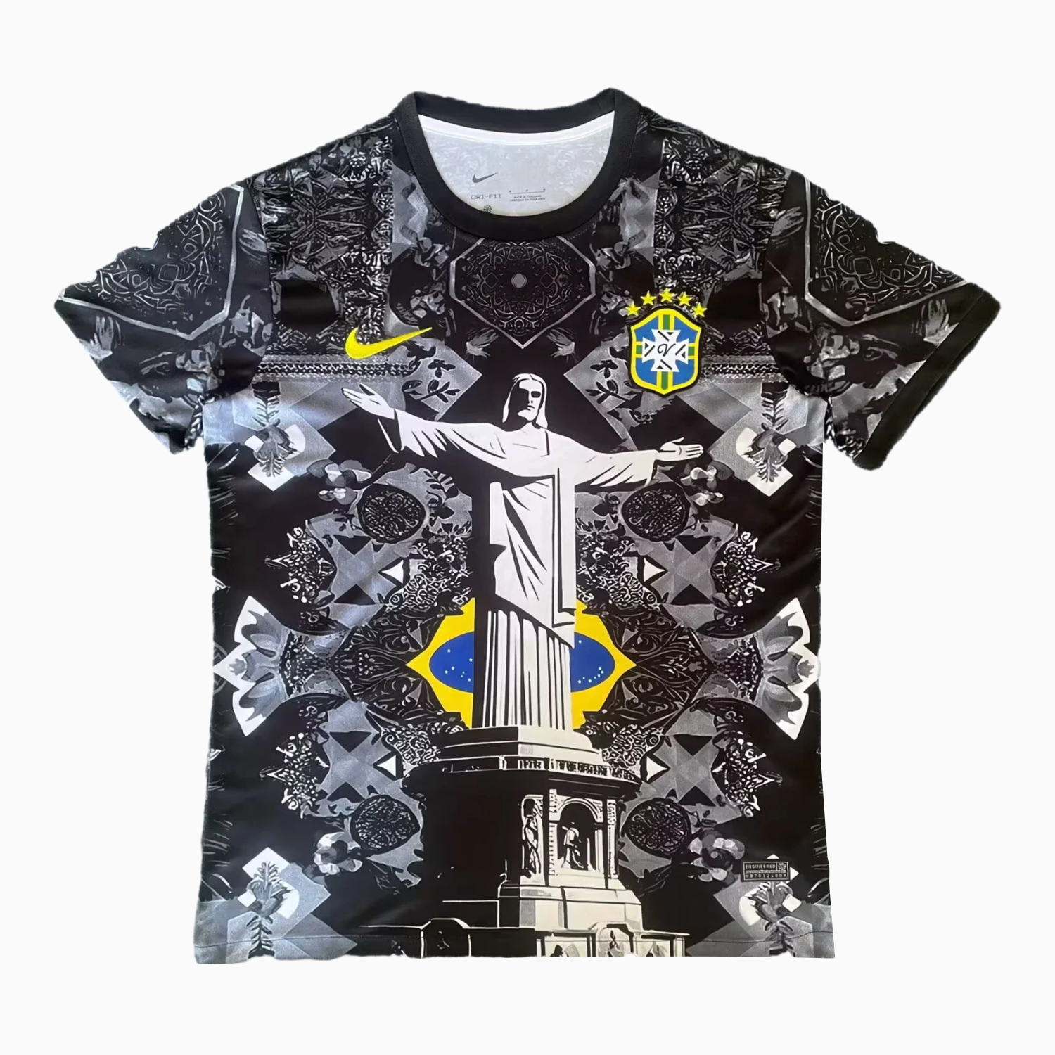 Brazil 25-26 Jesus Deep Grey Special Jersey - Fans Version - UnitedFutballJersey