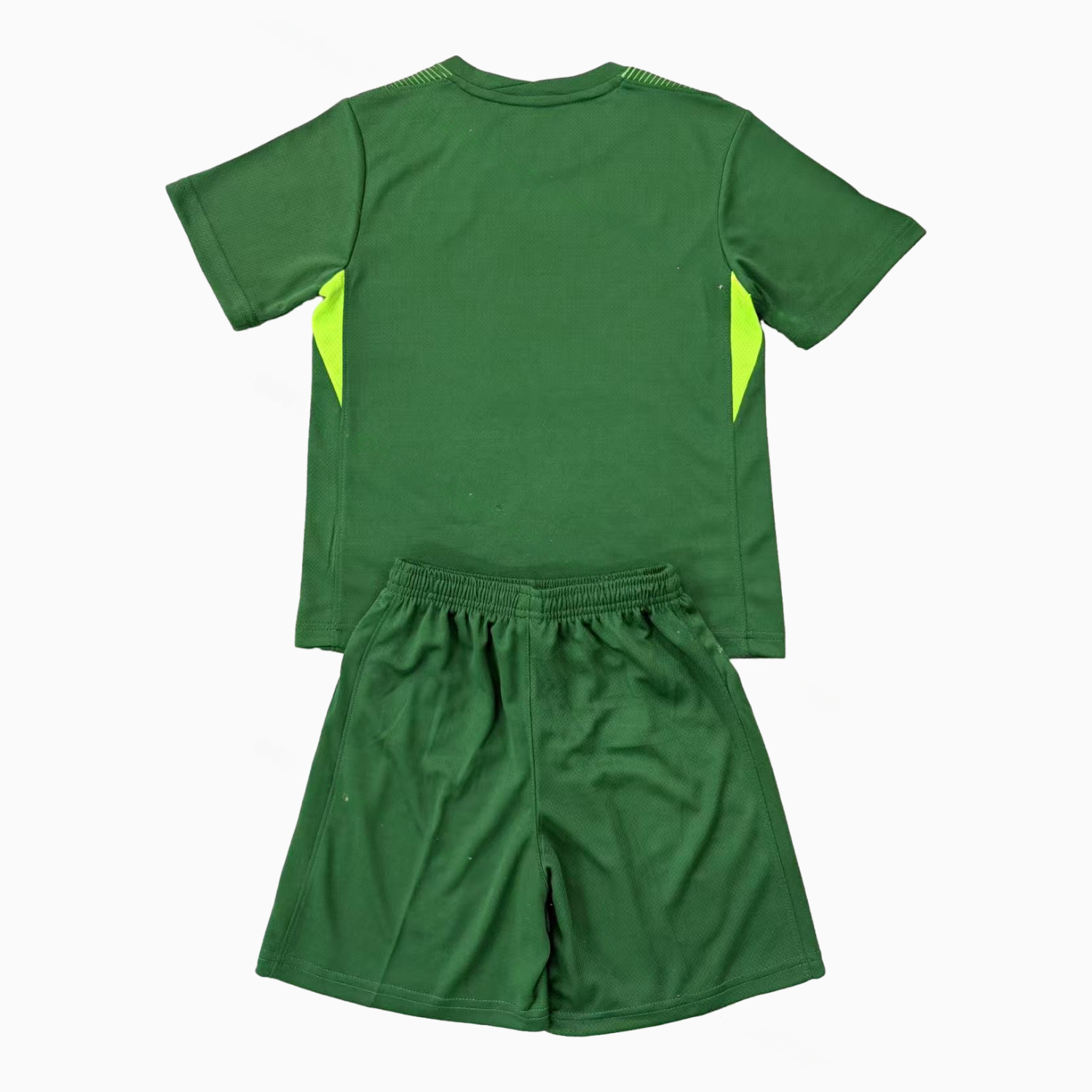 Paris Saint-Germain PSG 25-26 Green Goalkeeper Kids Kit - UnitedFutballJersey