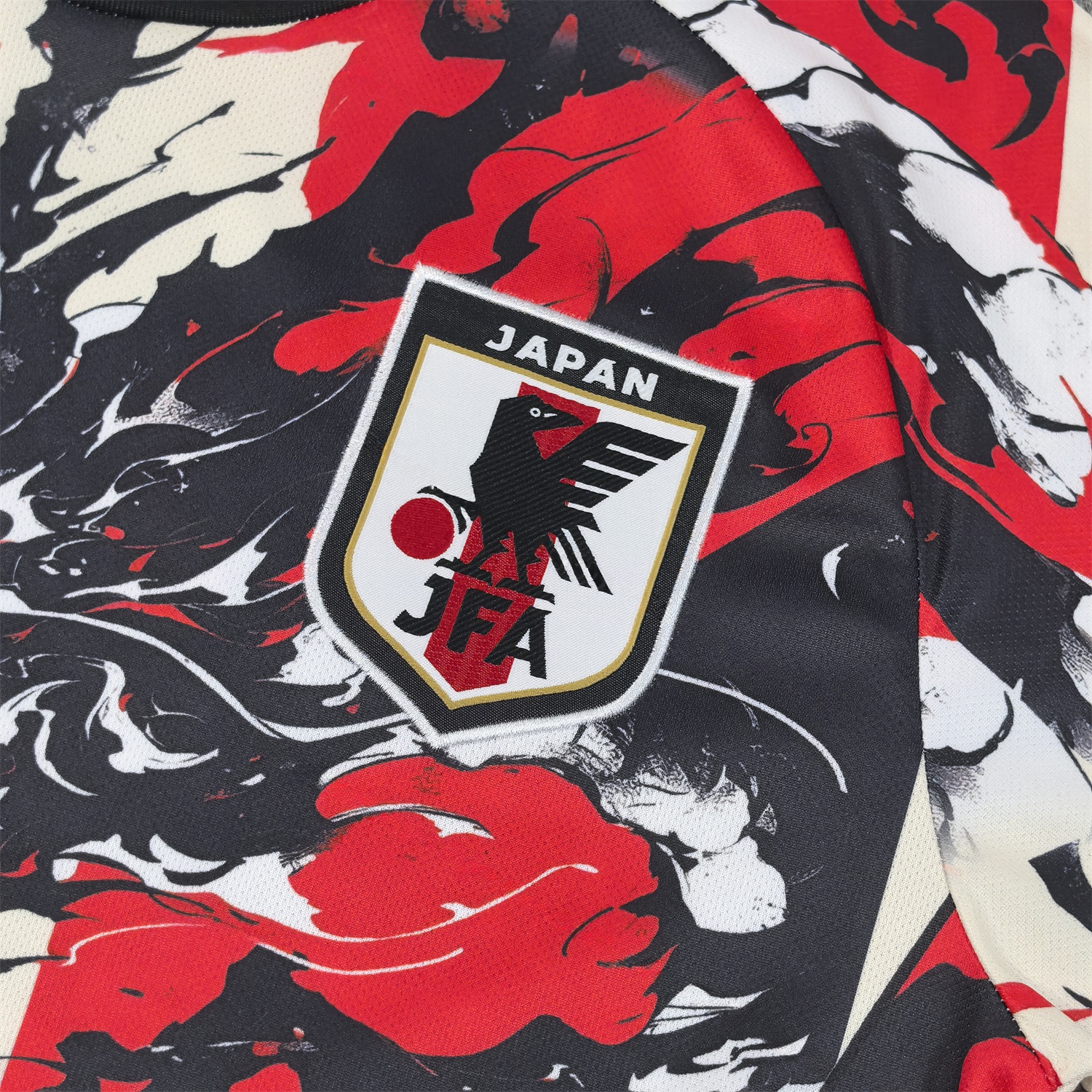 Japan 25-26 Bloody Dark Dragon Jersey - Fans Version - UnitedFutballJersey