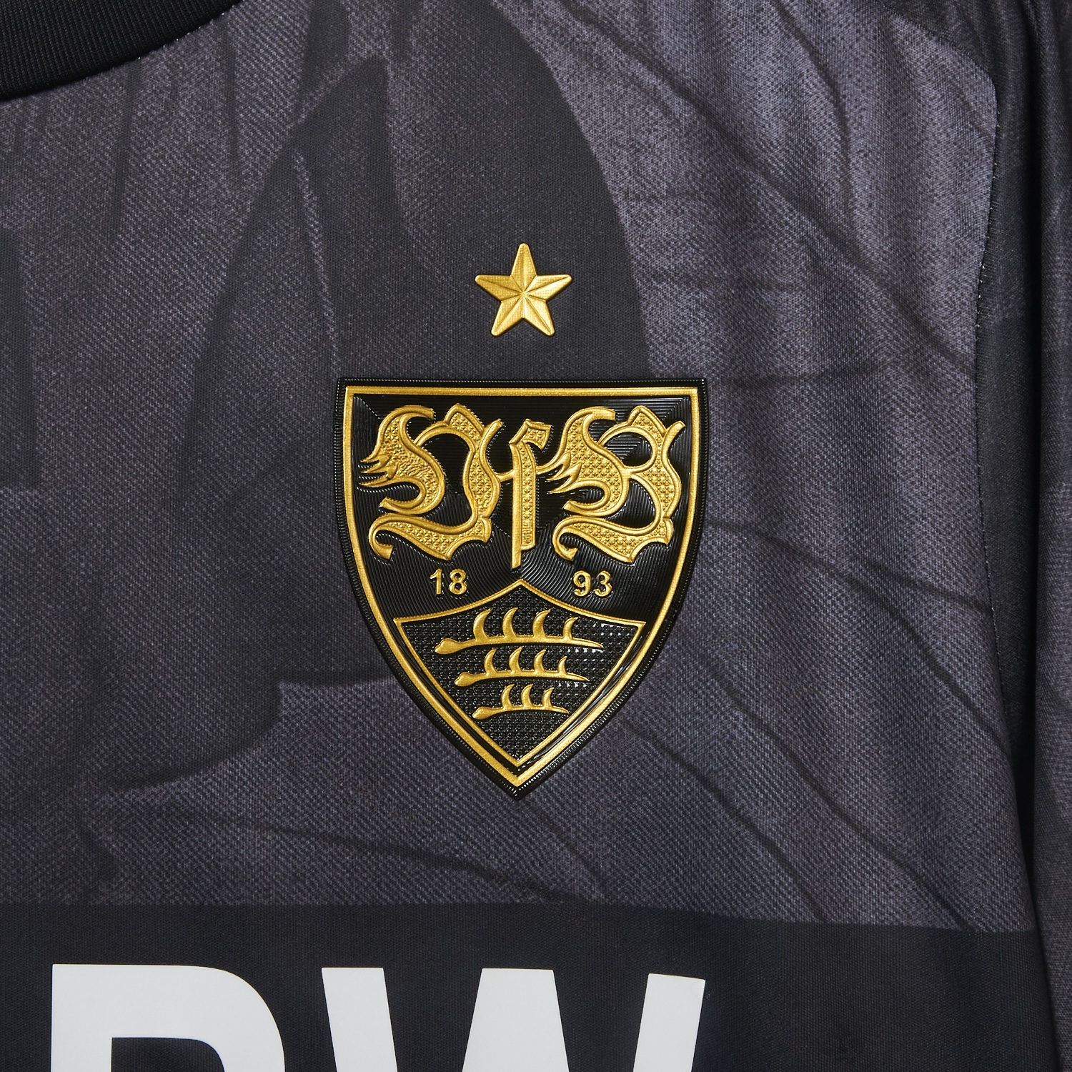 VfB Stuttgart 25-26 Third Black Jersey - Fans Version - UnitedFutballJersey