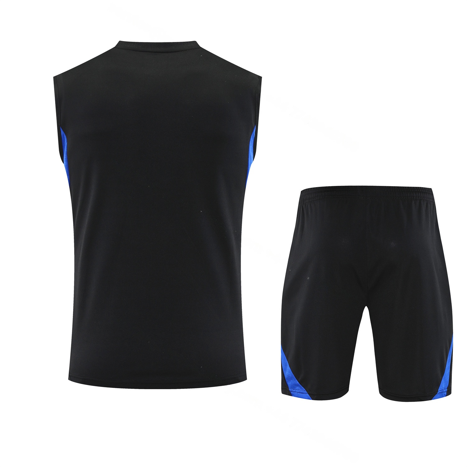 Manchester United 25-26 Vest Training Set - Black And Light Grey Vest & Black Shorts - UnitedFutballJersey