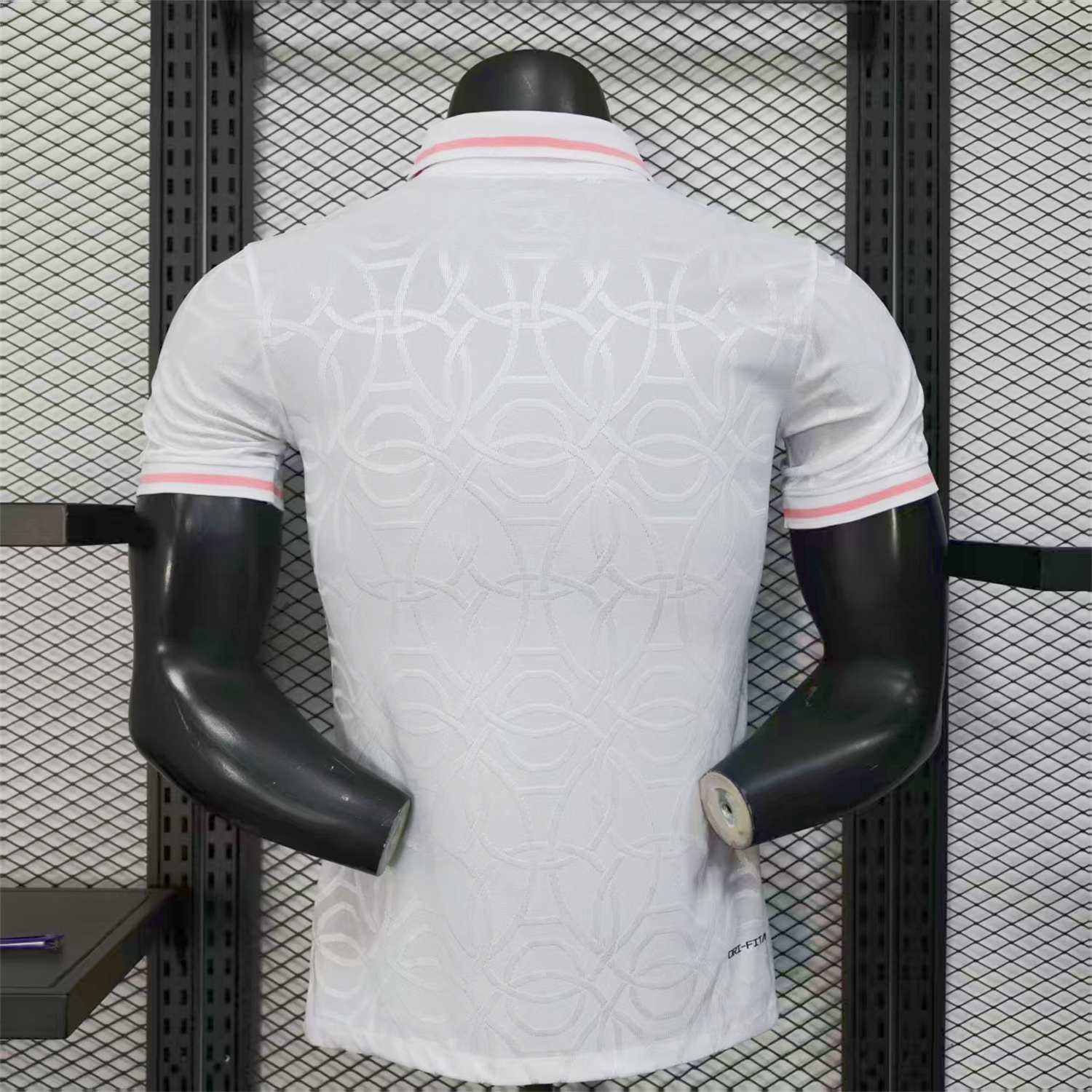 Paris Saint-Germain PSG 25-26 White And Pink Pre-Match Training Jersey - Player Version - UnitedFutballJersey