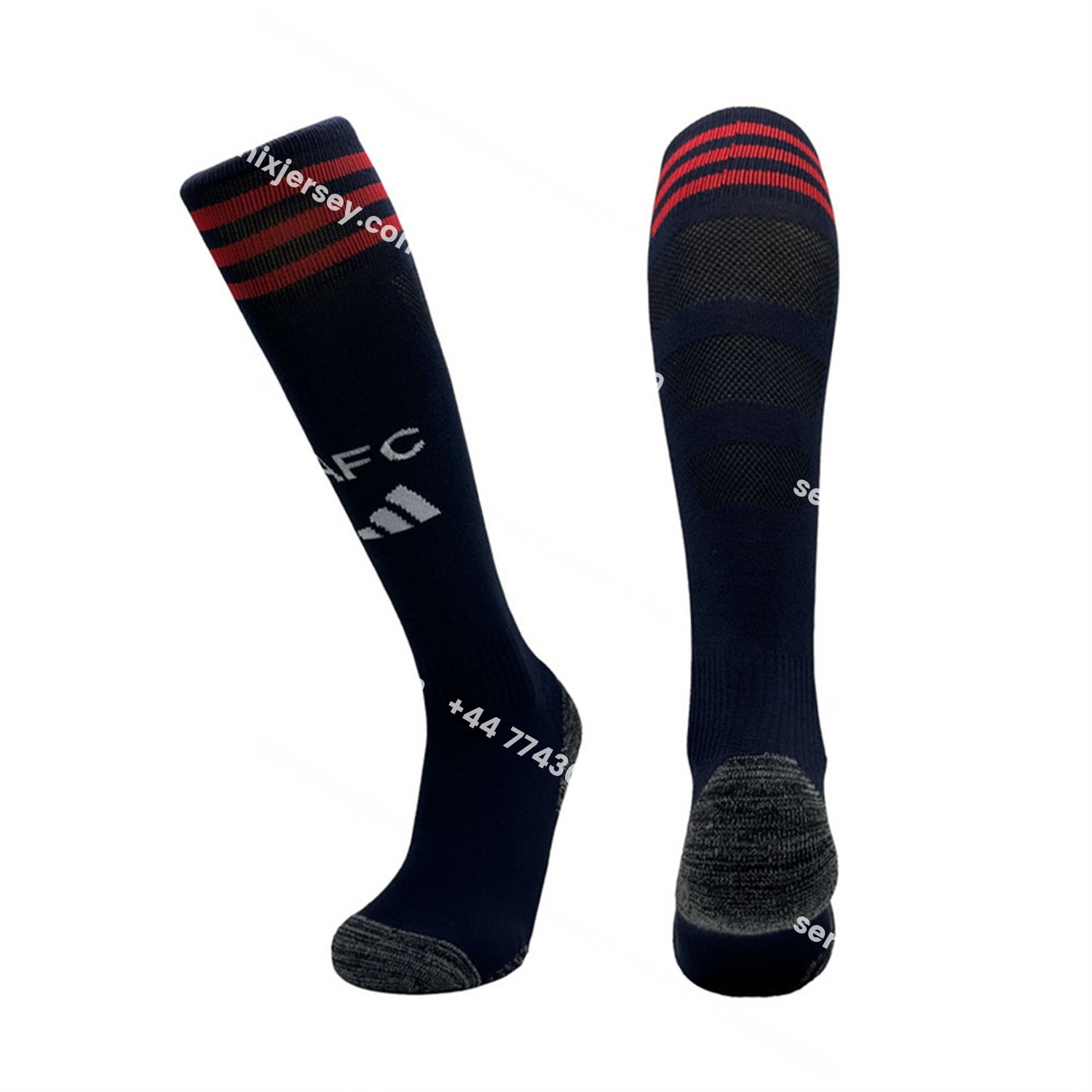 Arsenal 25-26 Away Socks - Black - UnitedFutballJersey