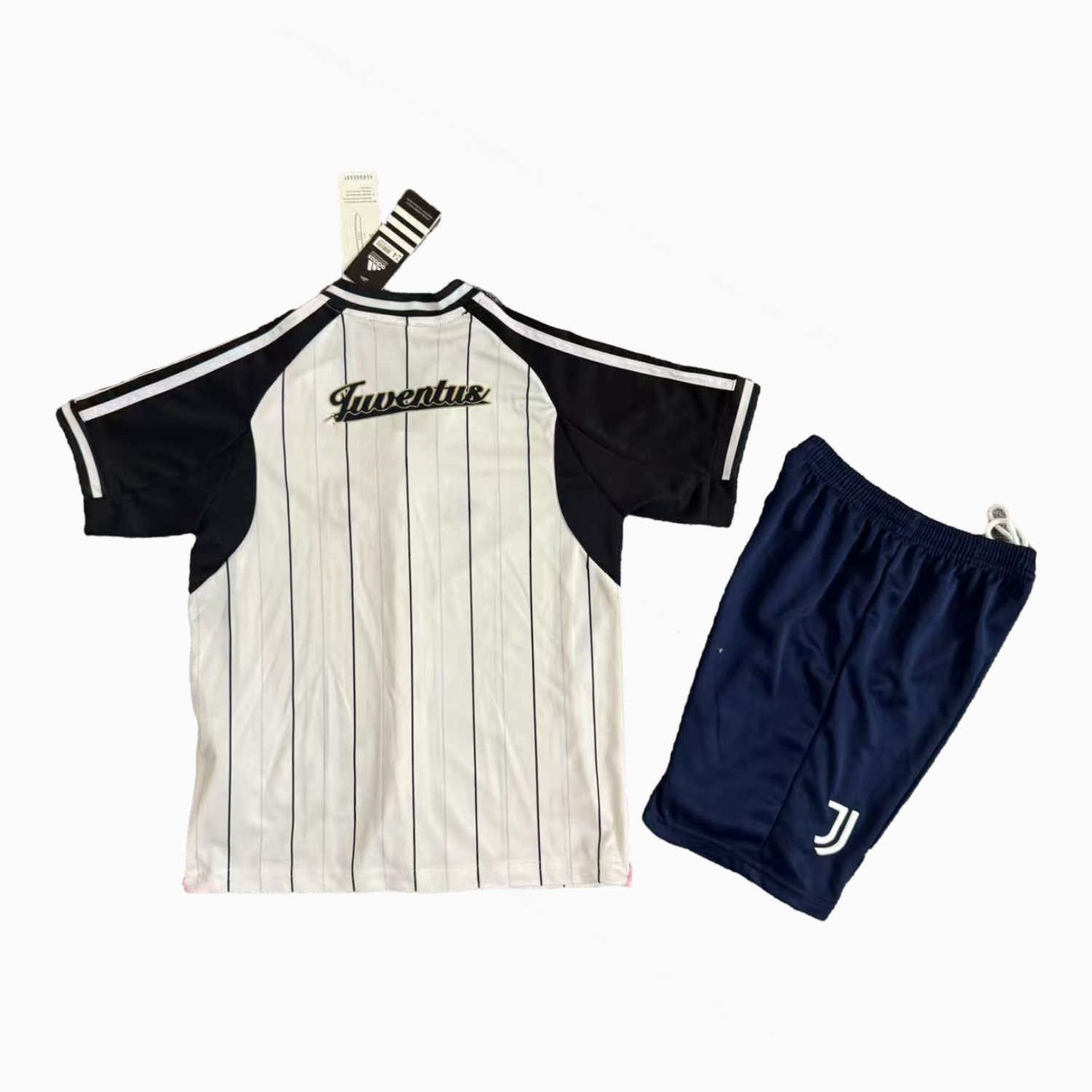 Juventus 25-26 White Baseball Kids Kit - UnitedFutballJersey