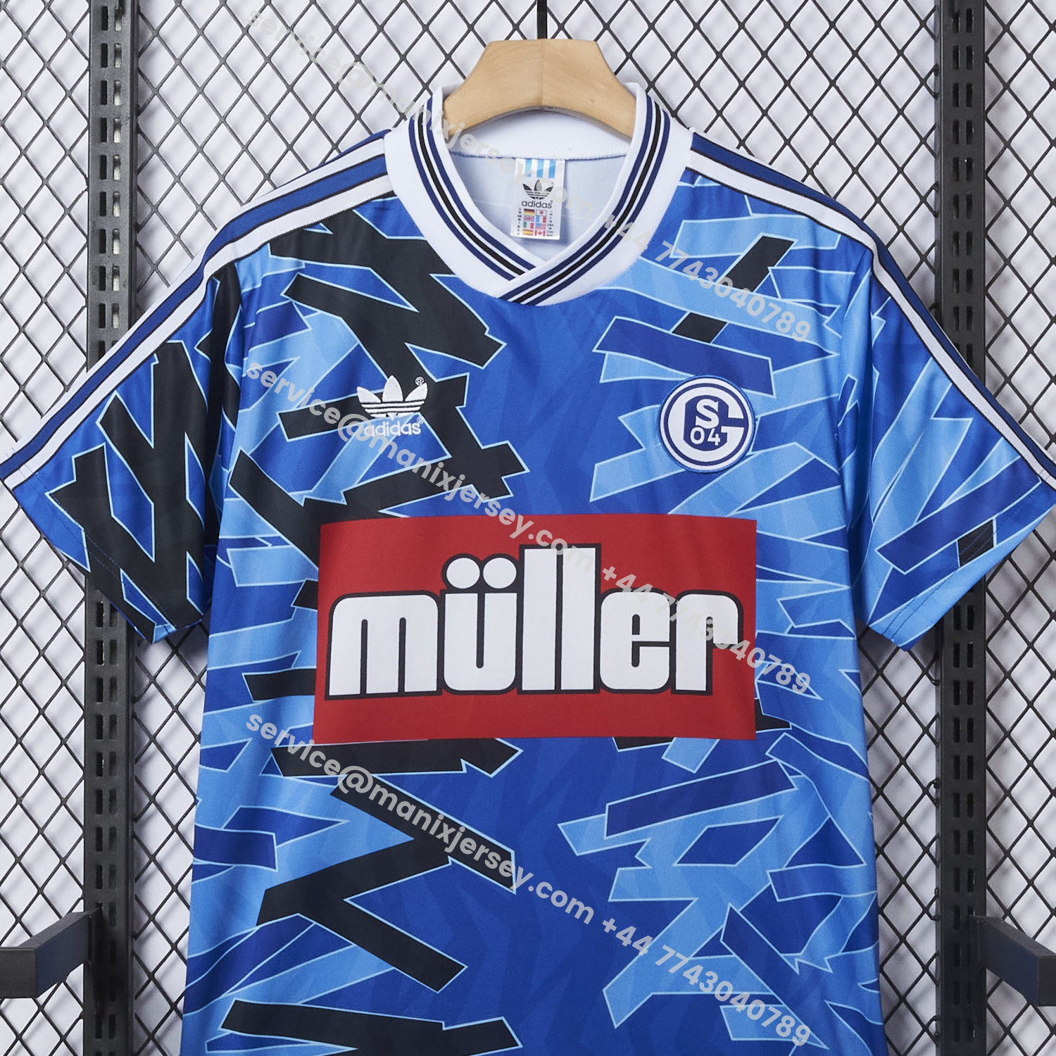 Retro Schalke 04 1993-94 Home Jersey - UnitedFutballJersey