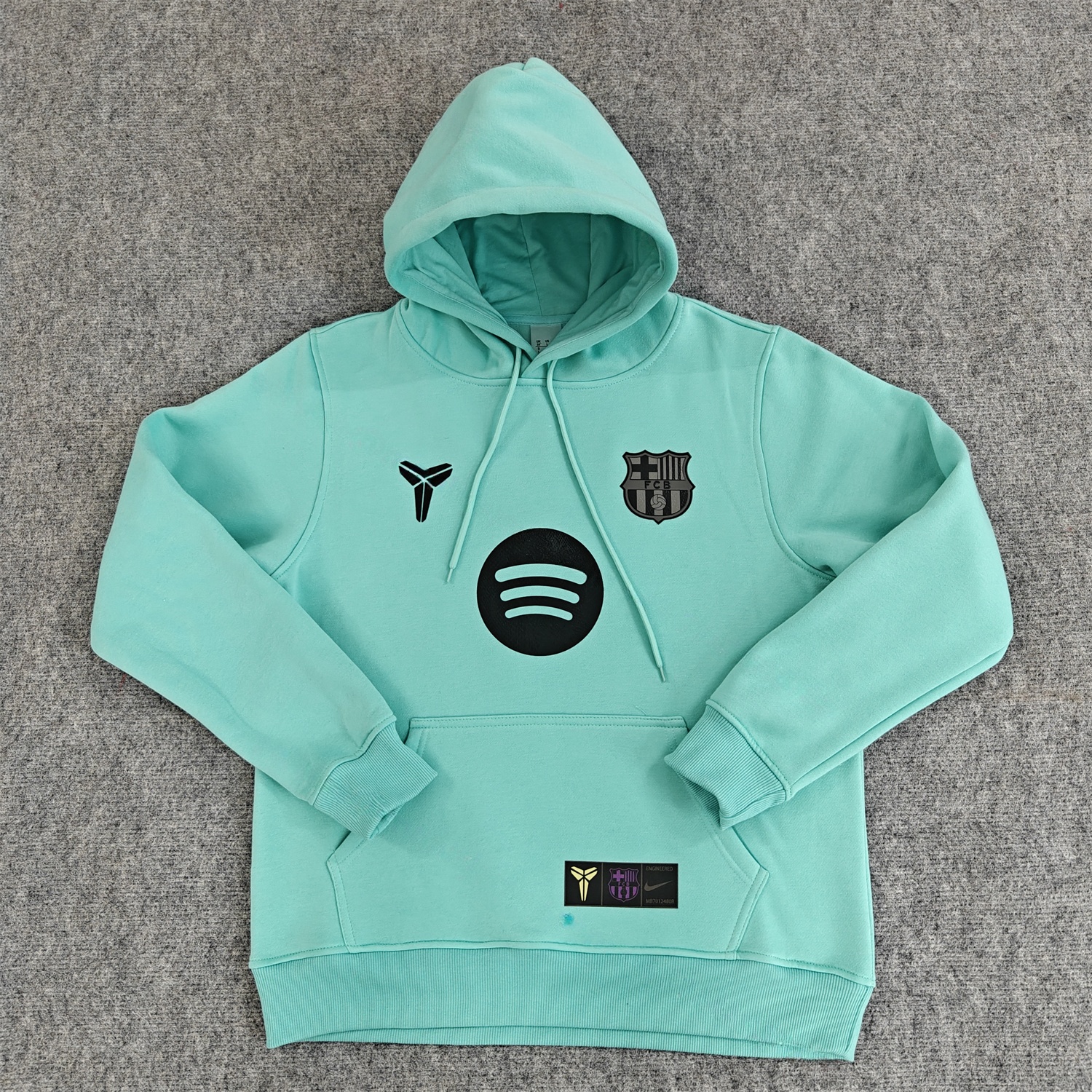 Barcelona 25-26 KB Logo Unisex Pullover Hoodie - UnitedFutballJersey