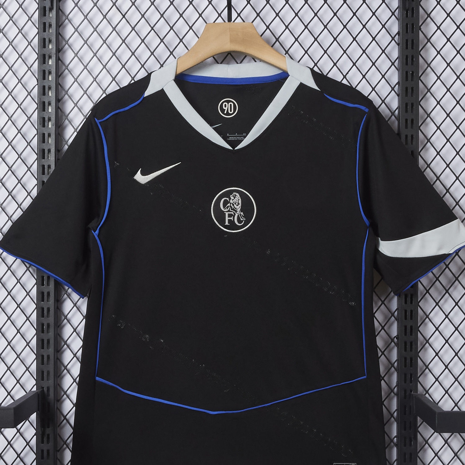 C.H.E.L.S.E.A 25-26 Third Unsponsored Black Jersey - Fans Version - UnitedFutballJersey