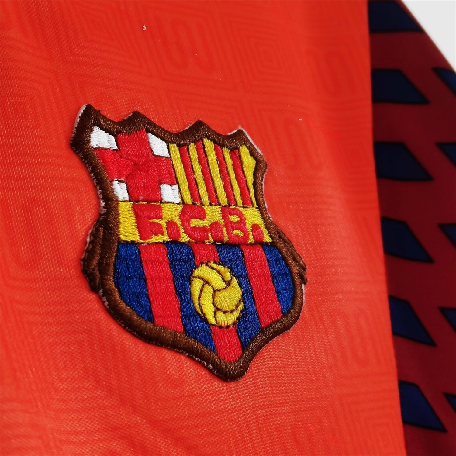 Retro Barcelona 1991-92 Away Orange Jersey - UnitedFutballJersey