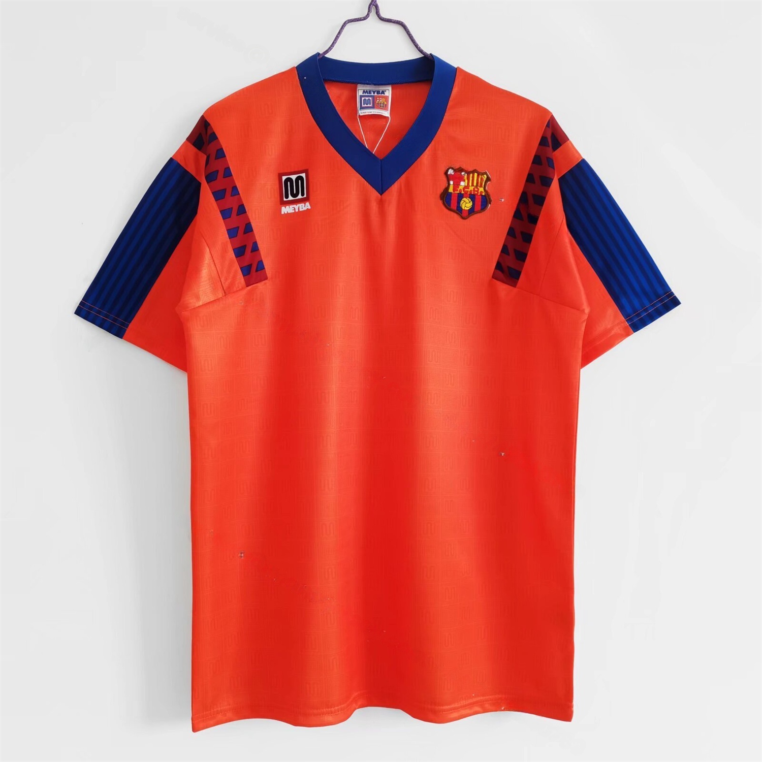 Retro Barcelona 1991-92 Away Orange Jersey - UnitedFutballJersey